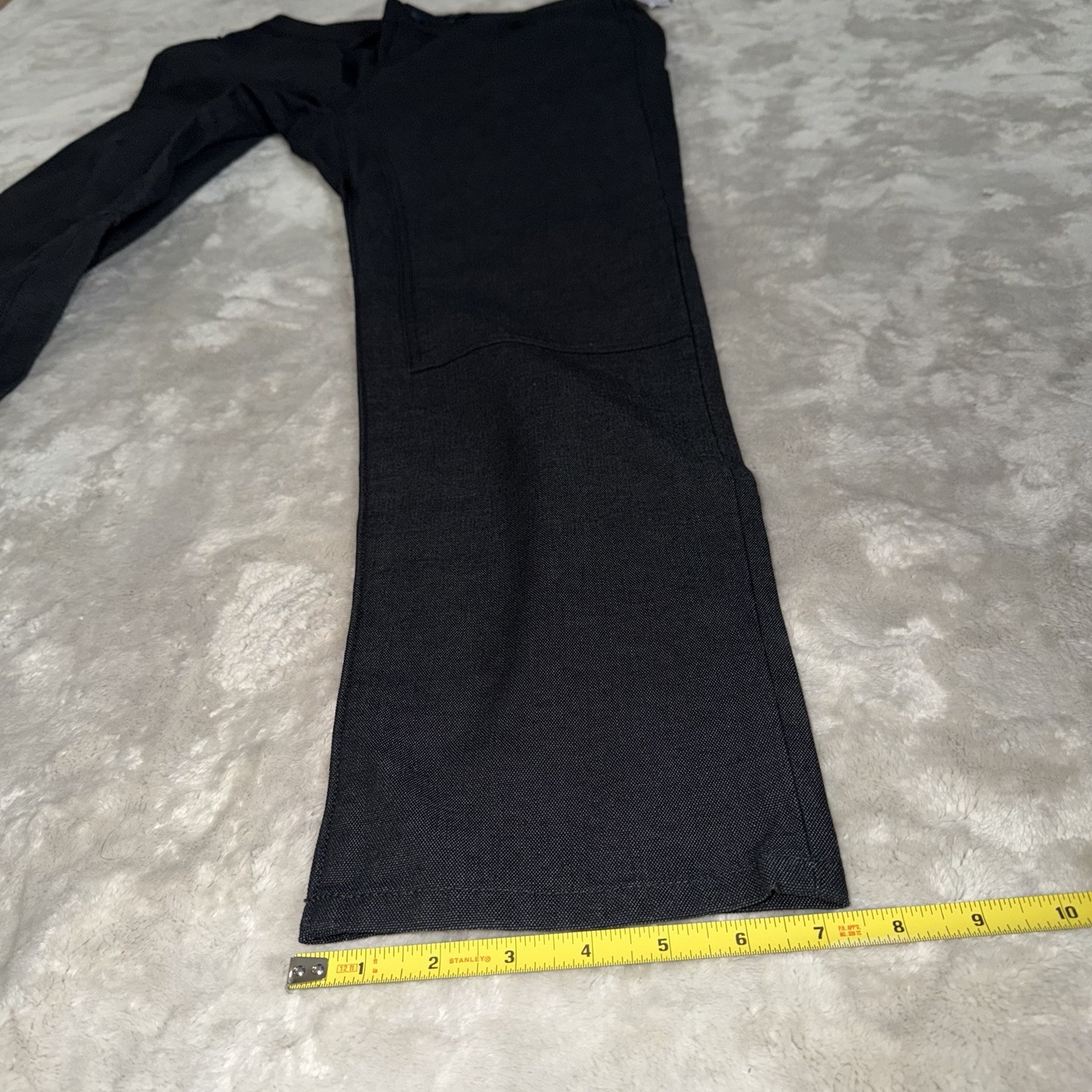 NWT Proof Huckberry Rover Double-Knee Work Pant Athletic Tapered Fit 34×32 Black