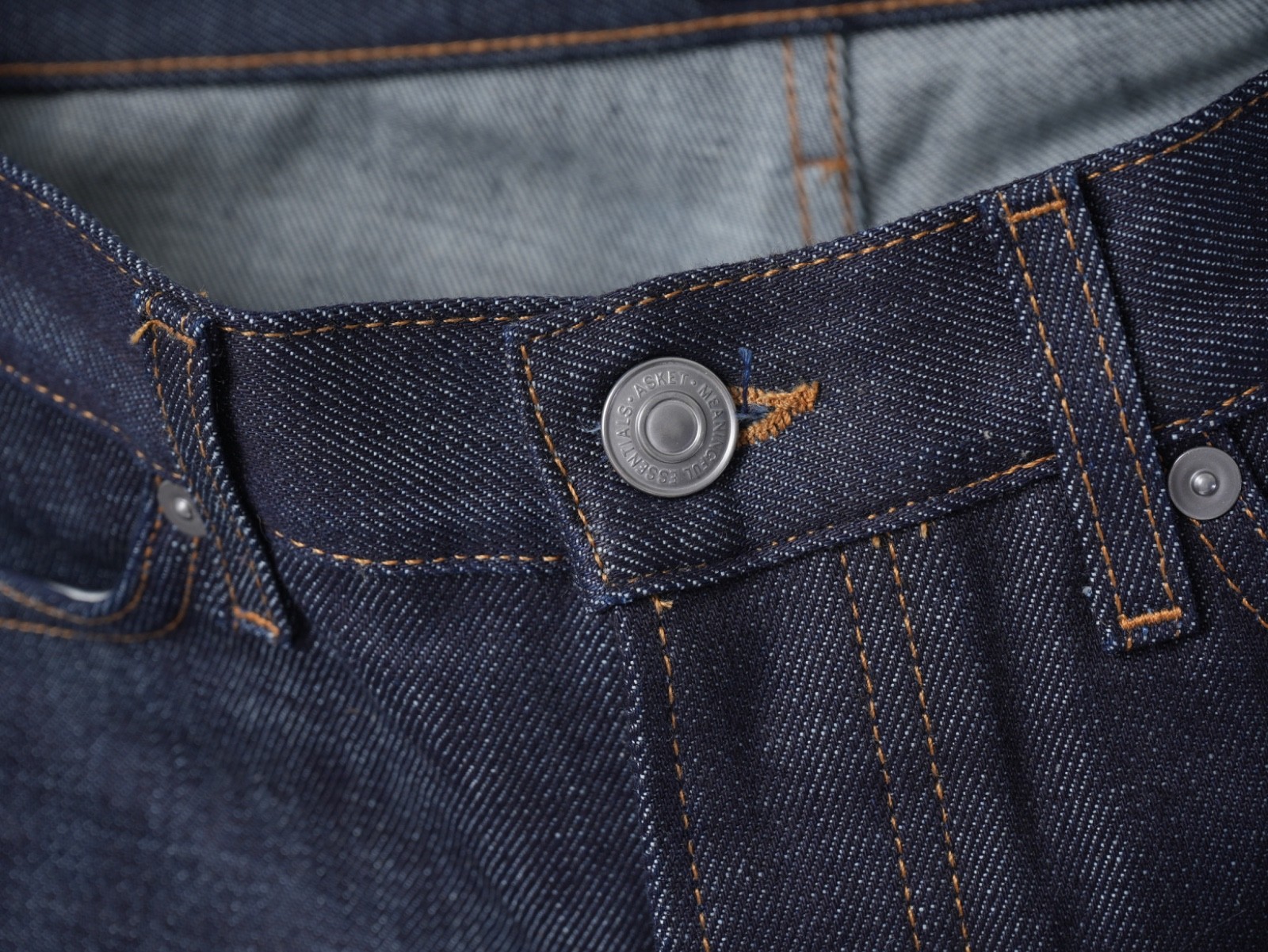 Asket Raw Denim Slim Jeans w30