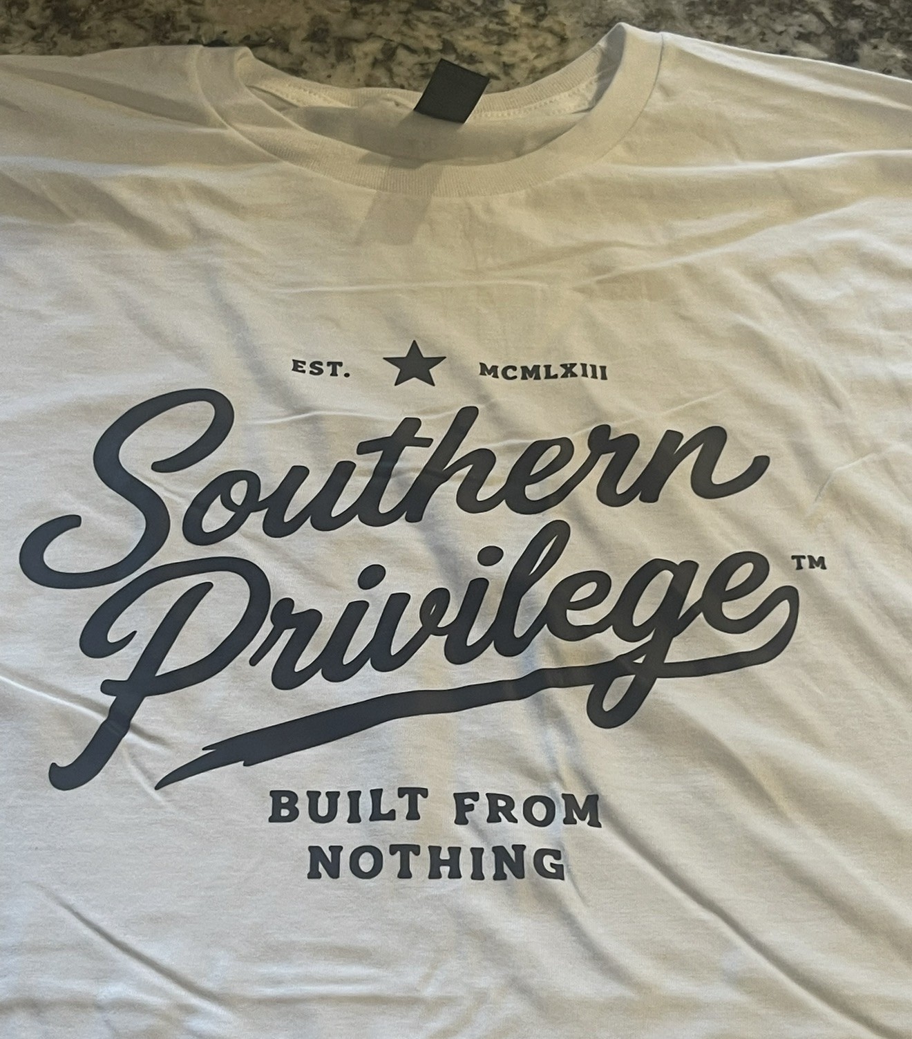 Southern Privilege white Gildan softstyle Men’s Large – Book found on Amazon
