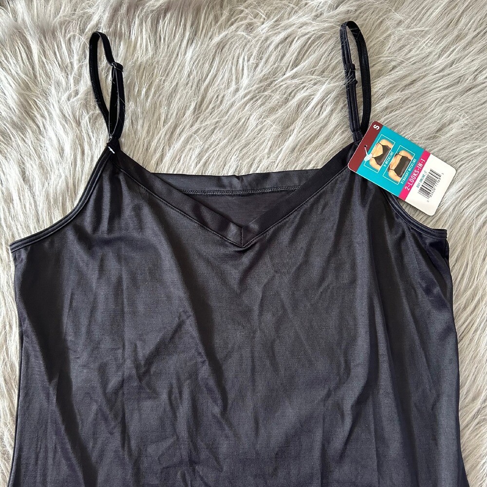 Vanity Fair Radiant Collection Slip Womens Size Small Black