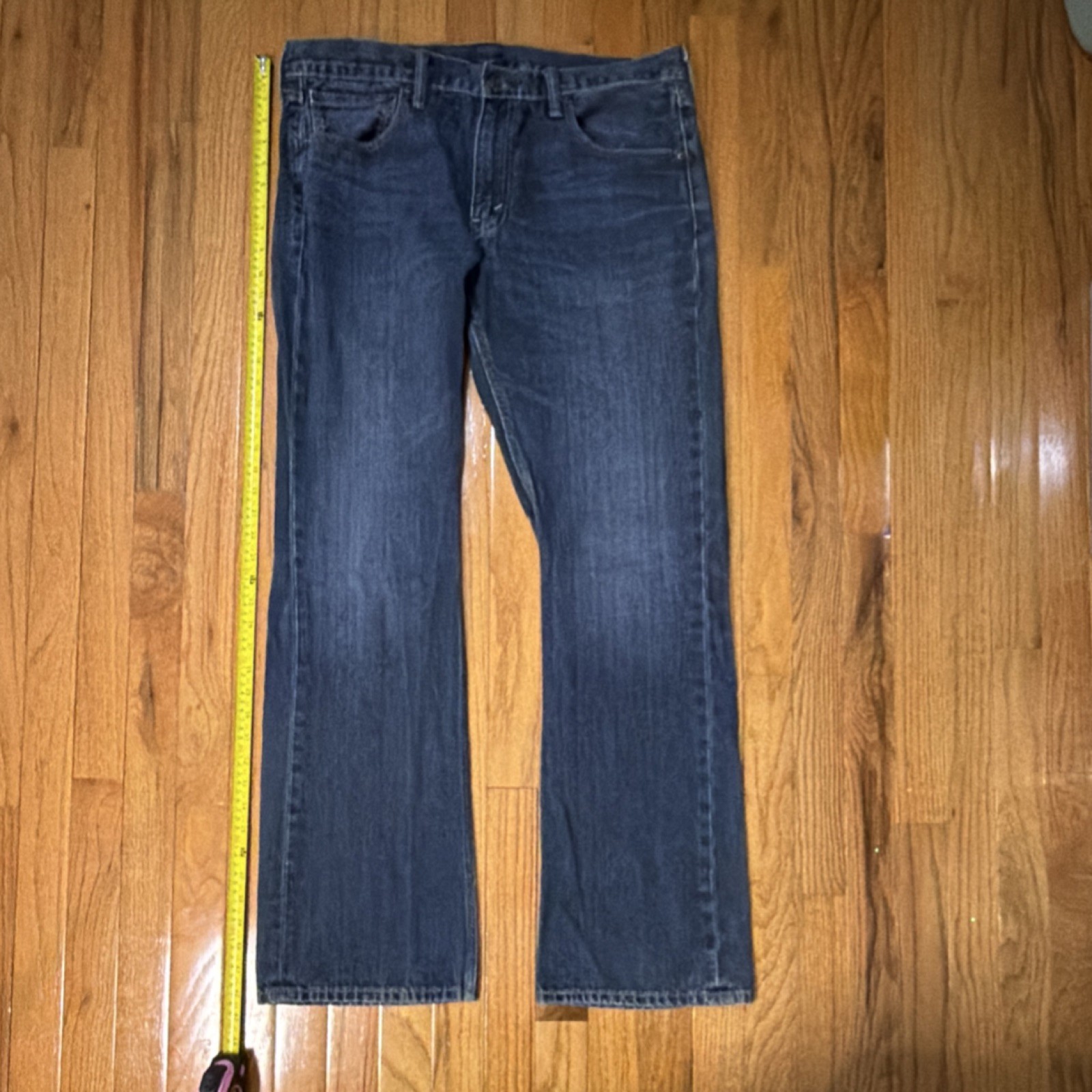 Levi’s 527 Series Bootcut Blue Denim Jeans Button Zip 5-Pocket Cotton
