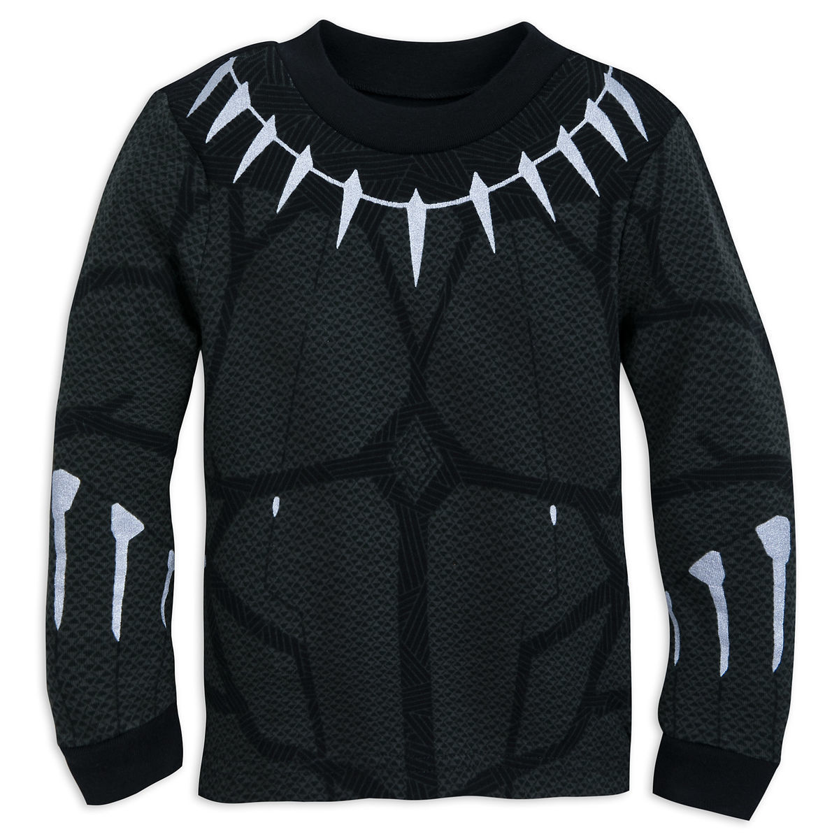 NWT Disney Store Black Panther Costume PJ Pal Marvel’s Avengers 2,3,4,5,6,7,8