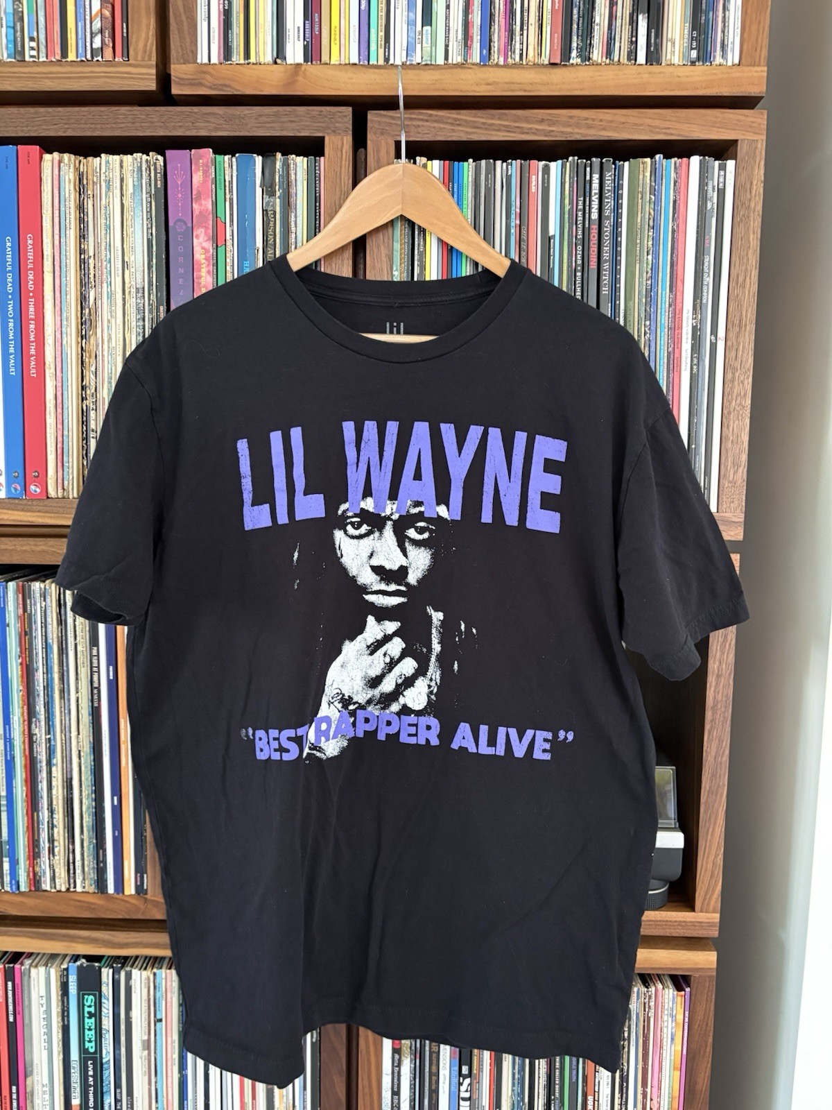Lil Wayne ‘Best Rapper Alive’ Black Tee Shirt Sz XL Hip Hop Rap 90s