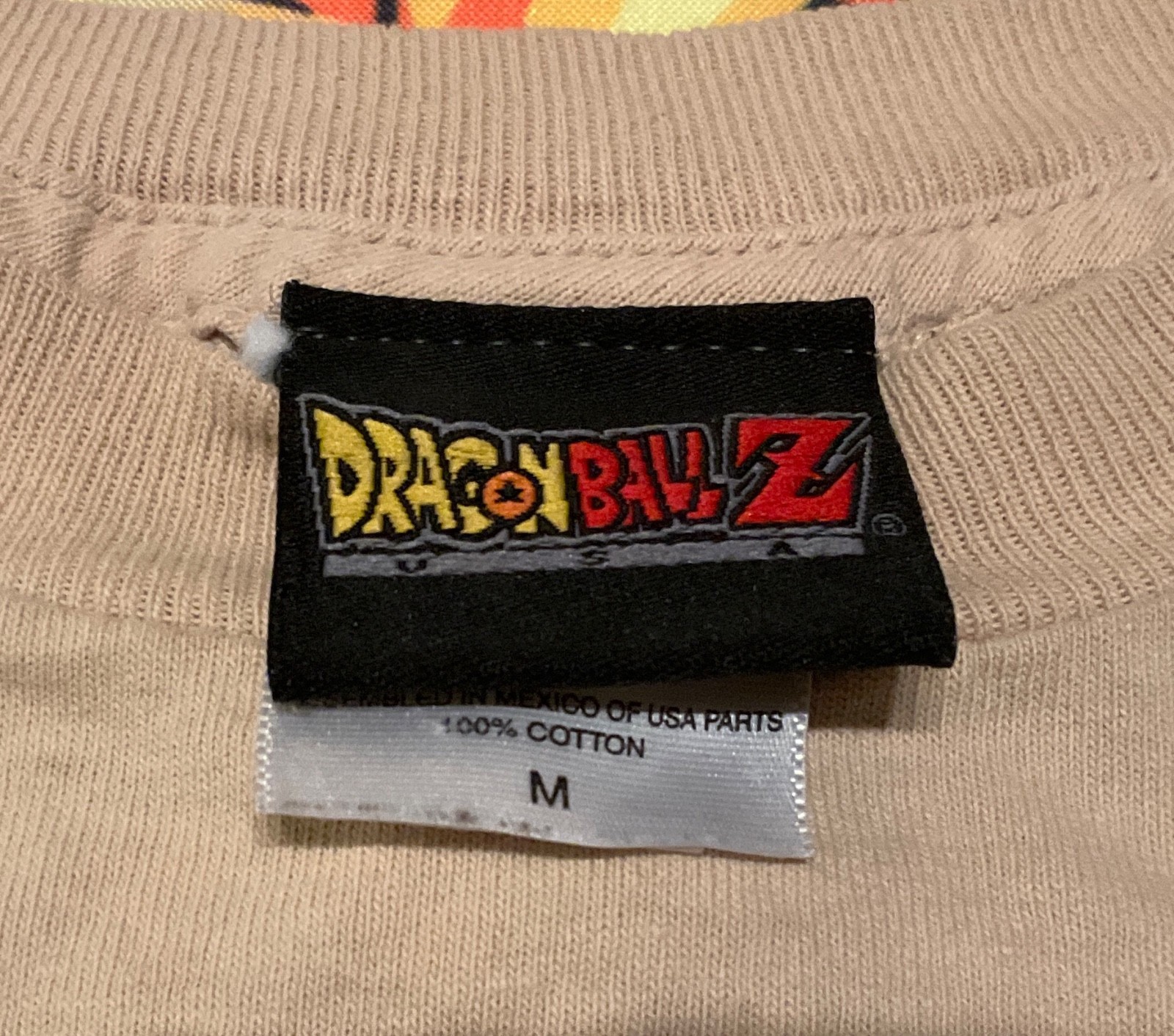 HEAVY WEAR: 2002 Dragon Ball Z Gotenks Goten Trunks DISTRESSED T-Shirt M Vintage