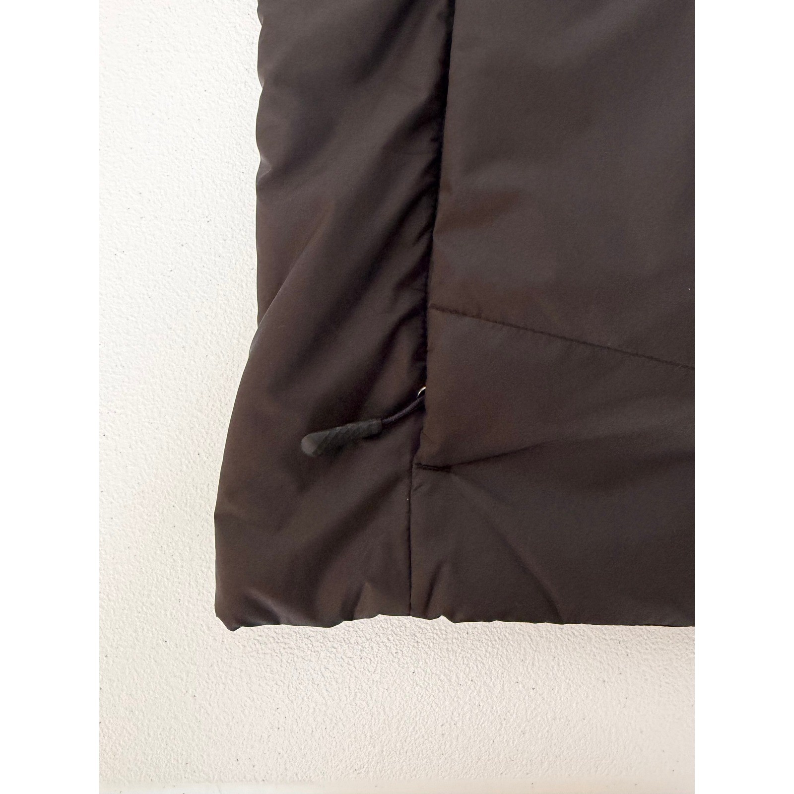 The North Face Womens Black Quilted Puffer Jacket Full Zip Insulated Coat L