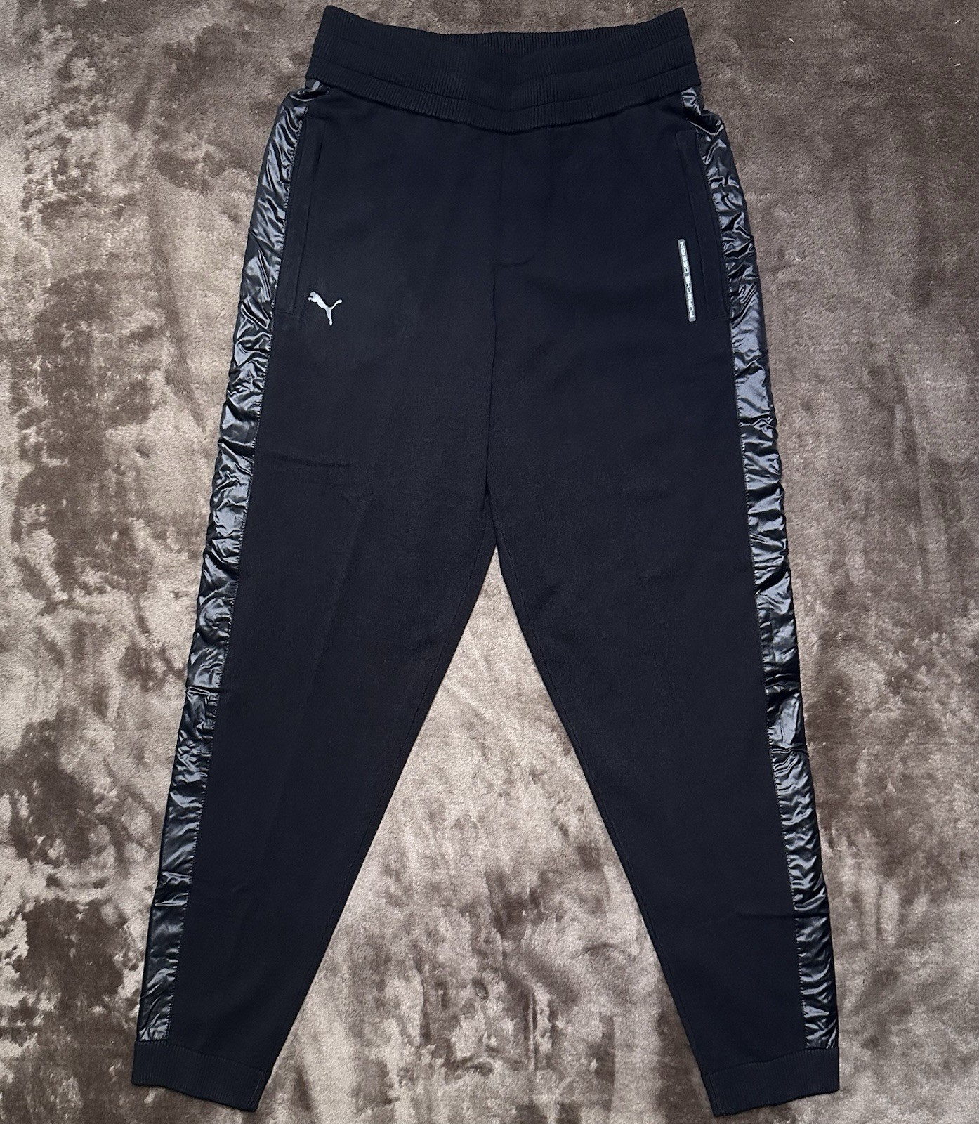 Porsche Design x PUMA Leisure Joggers Black Men’s Size S Premium Fabric $220