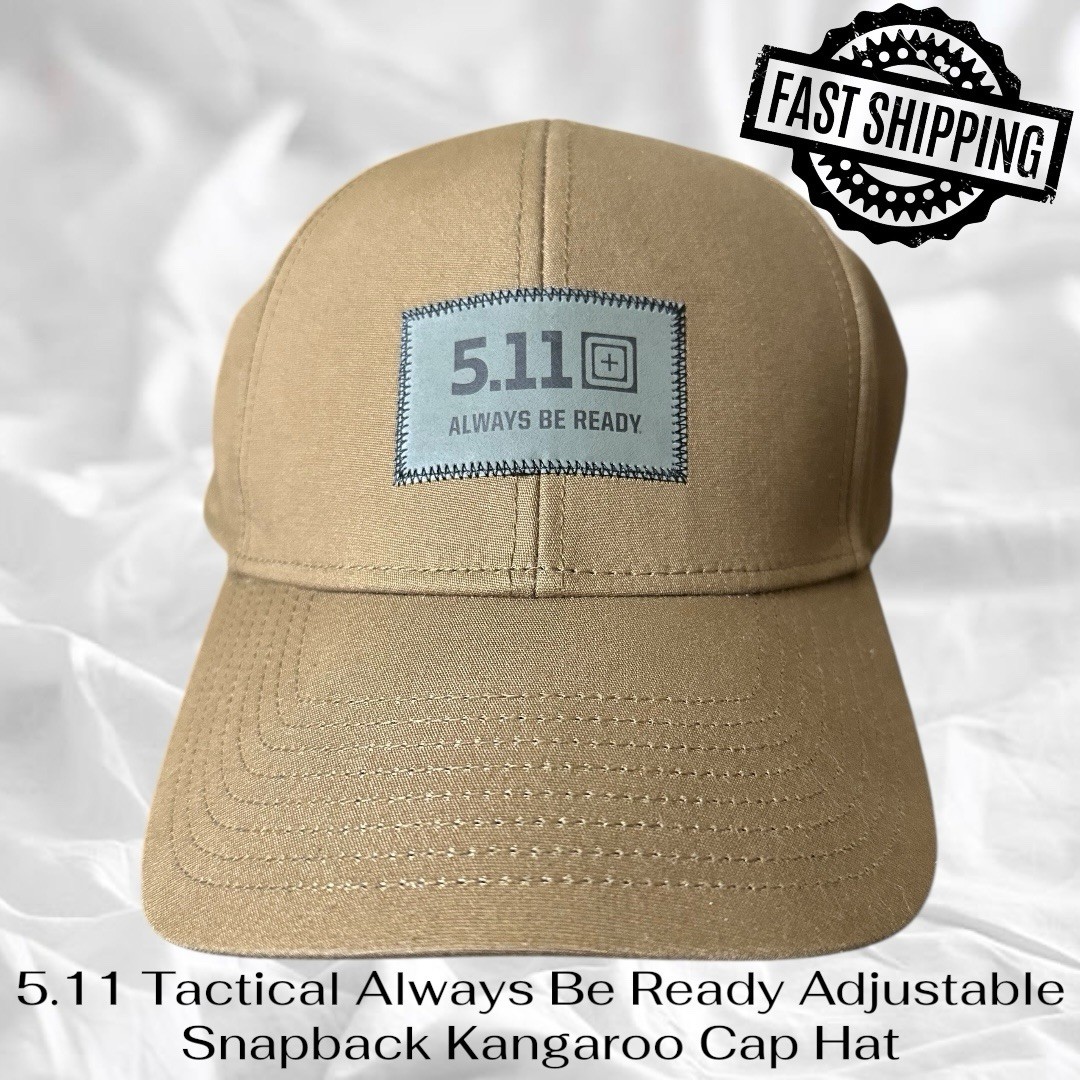 5.11 Tactical Always Be Ready Adjustable Snapback Kangaroo Cap Hat FAST SHIPPING