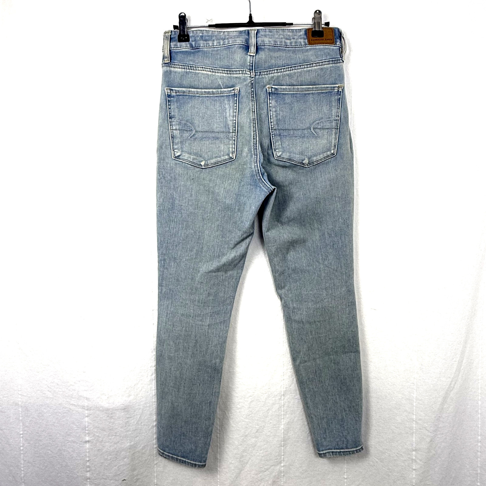 American Eagle Jean Women Sz 6 NextLevel Stretch Highest Rise Jegging Light Wash