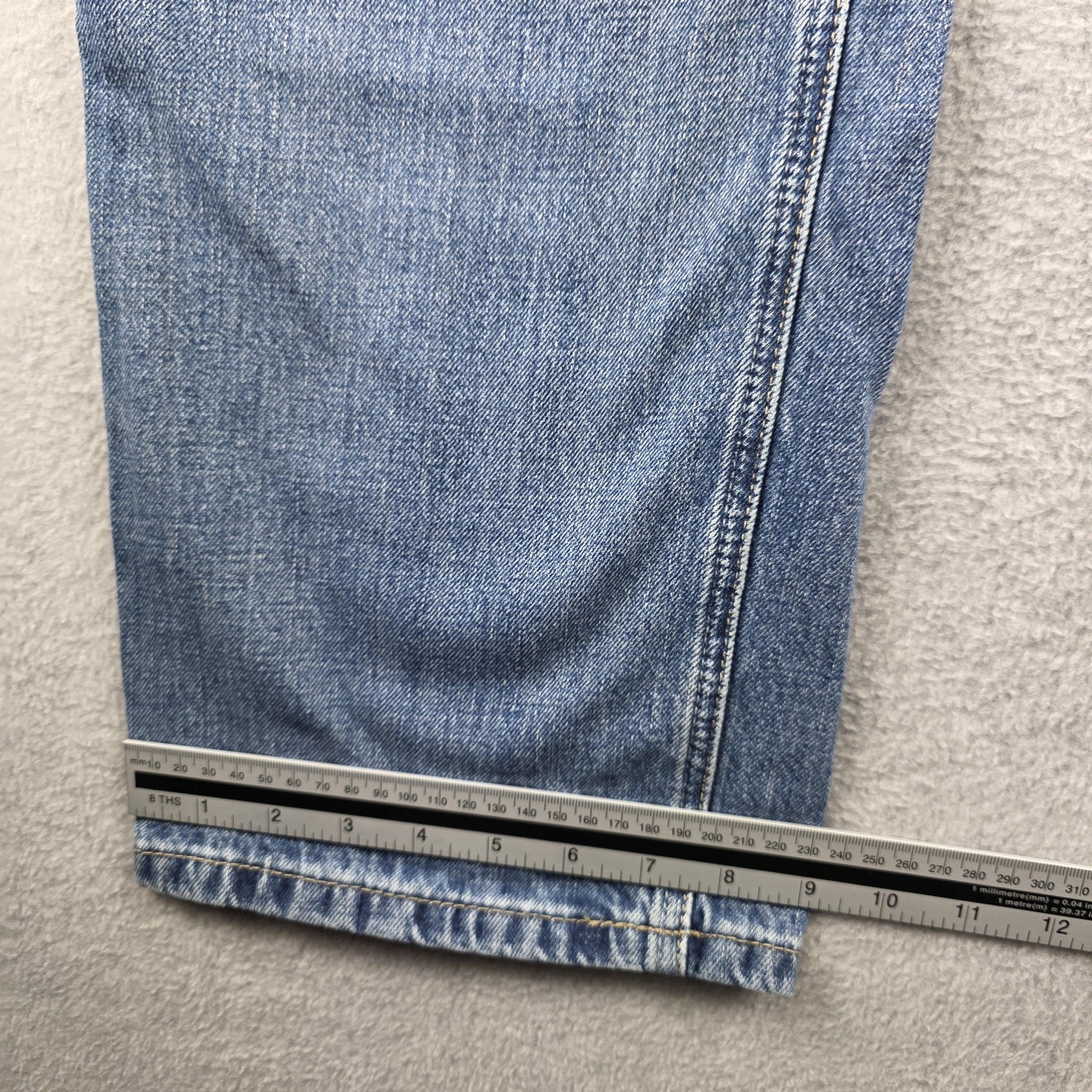 Ariat M2 Jeans Mens 36×32 Blue Relaxed Bootcut Light Wash Denim Cowboy