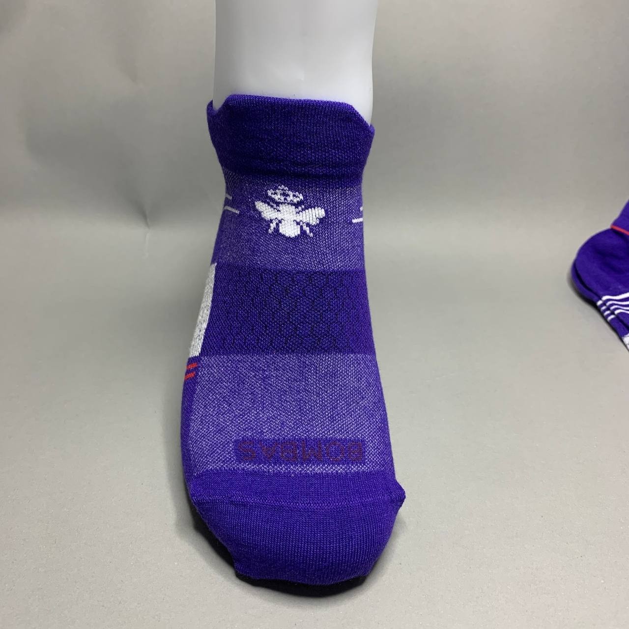 Bombas Men Ankle Socks 4 Pairs Blue Size M L XL Cushioned Athletic Sport