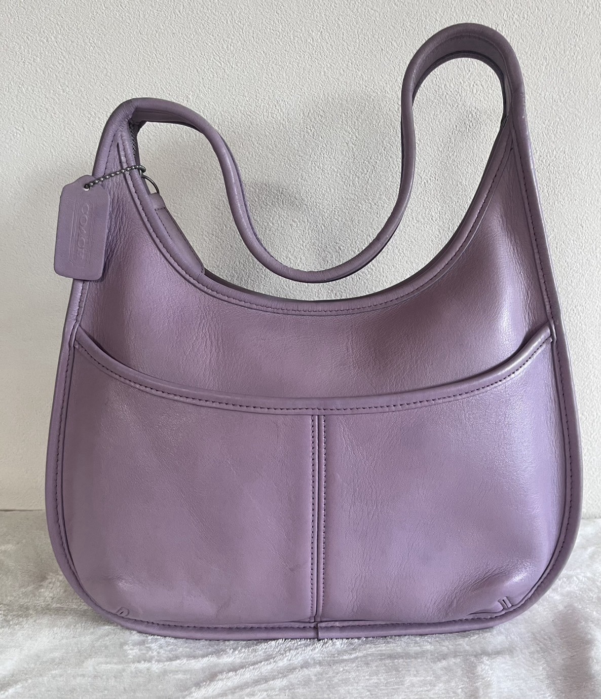Coach MEDIUM C8C 9033 Vintage Lavender Leather Ergo Shoulder Bag