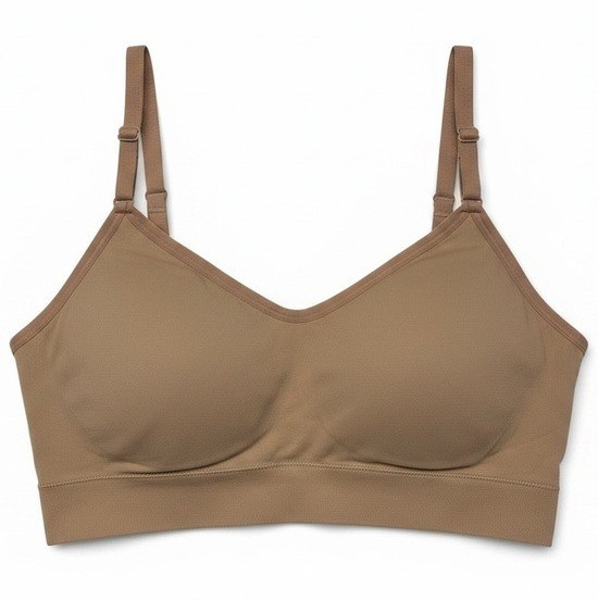Jockey~Seamfree Back Smoothing Cami Strap Bra~X-Large~Almond~A714142~Foam Cup