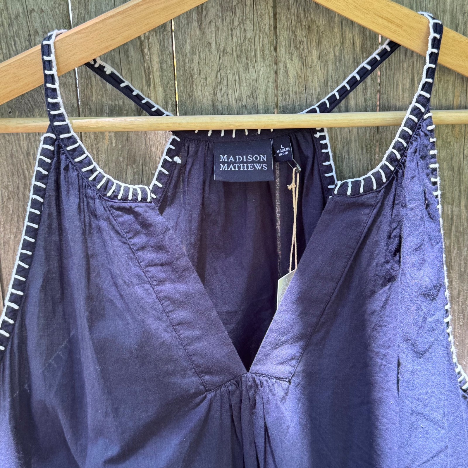 Madison Matthews Sleeveless Blouse, Women’s L