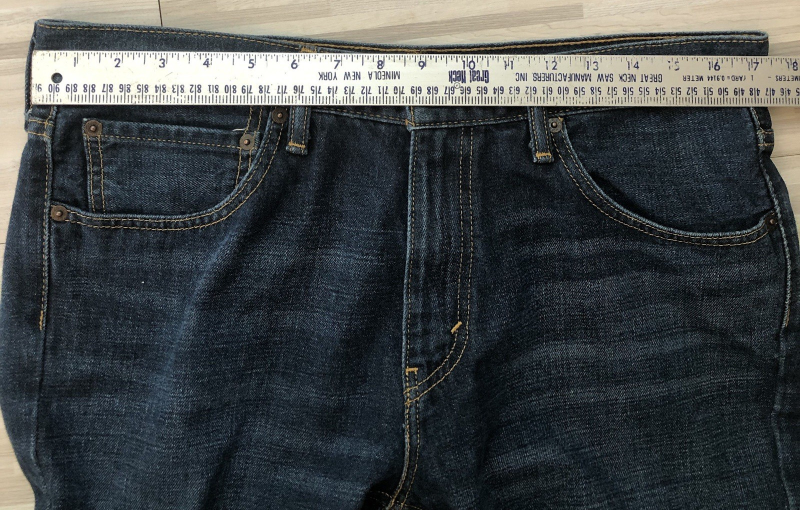 Levi’s, 527, Slim Bootcut, Men’s Jeans, Size 34×32, Blue, Dark Wash