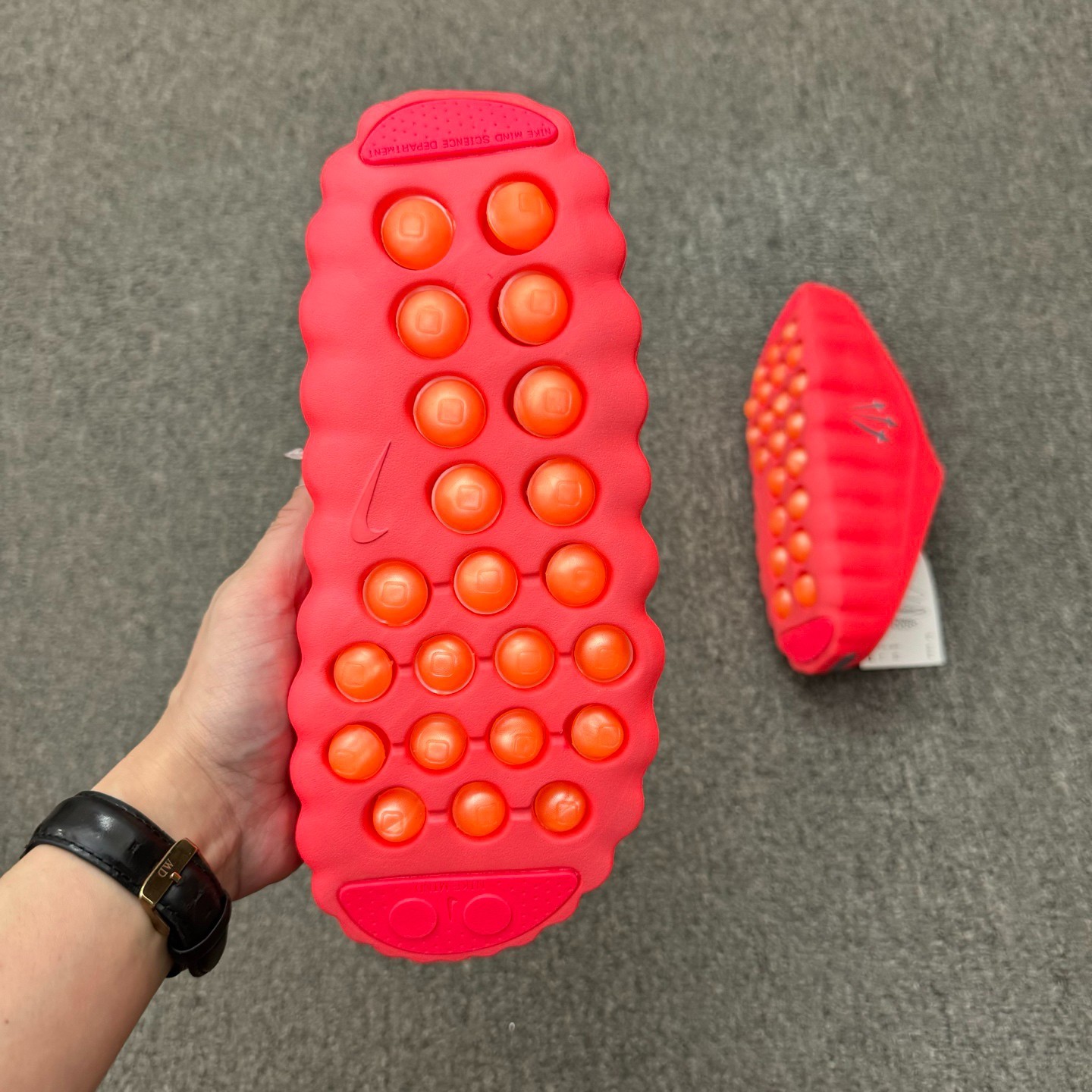 Nike x Travis Scott Mind 001 Bright Red Slip-On Clog Slippers