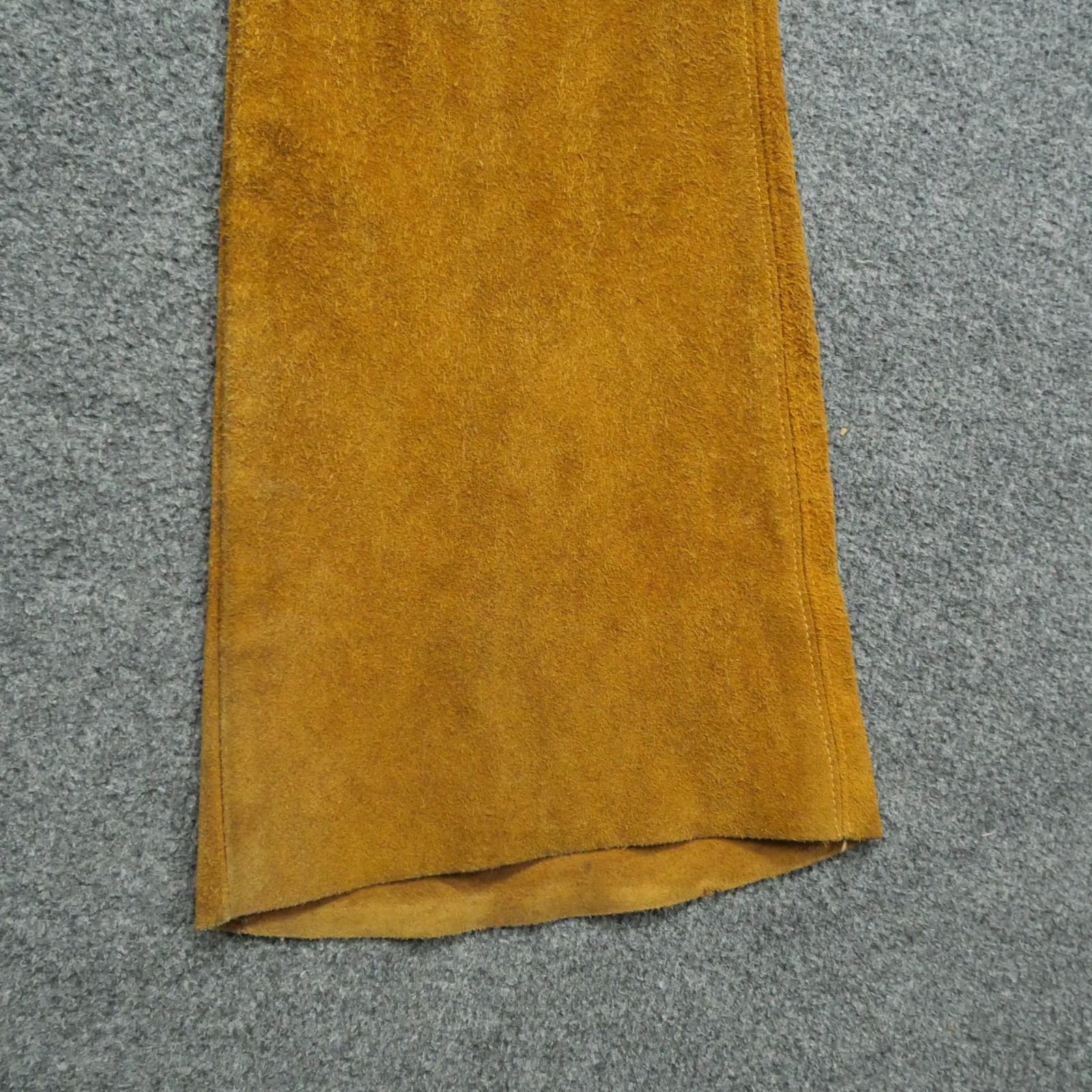 Vintage Jorgens Leather Design Pants Womens 7 8 30×30 Brown Suede Western 60s