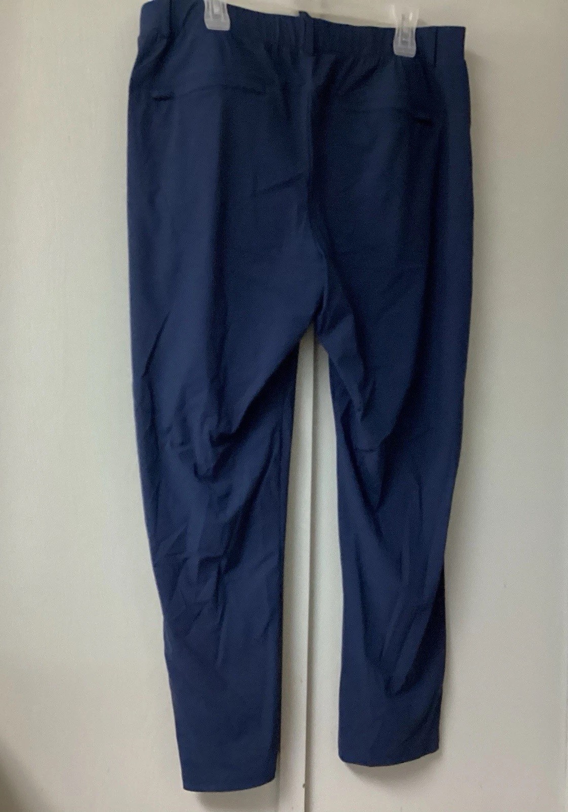 &Collar Performance Menswear Athletic Blue Navy Slim Fit Pants Size 36 X 32 NWT