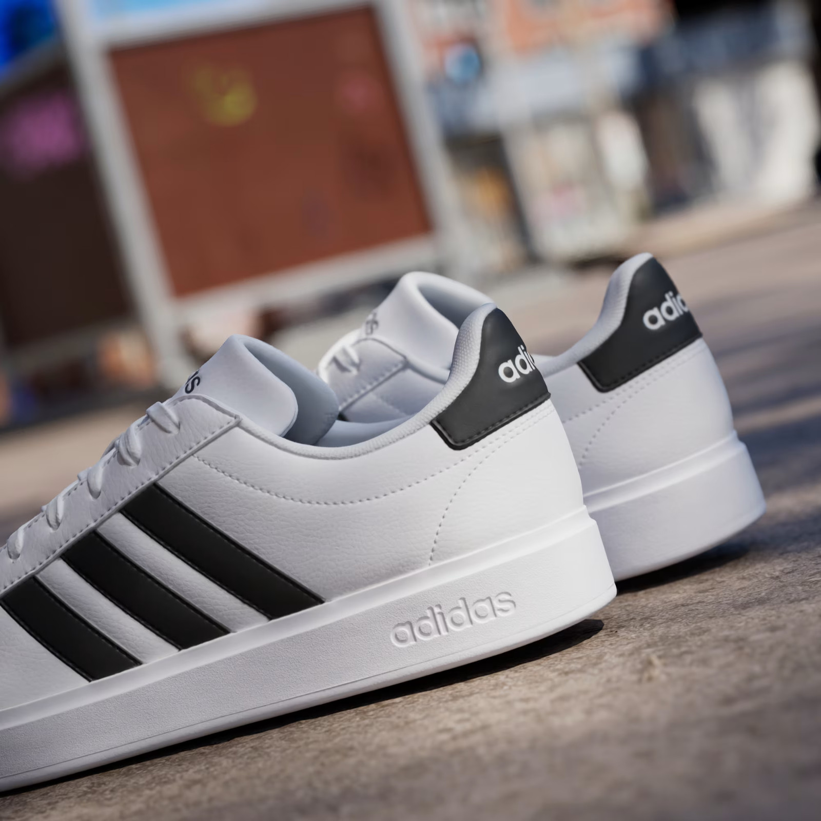 Adidas Men’s Grand Court 2.0 ‘White Black’ Shoes GW9195