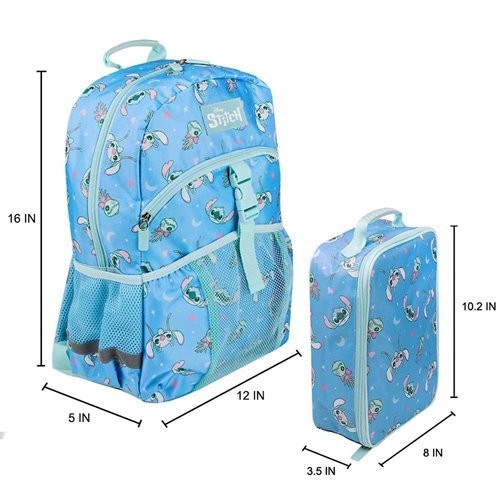 Lilo & Stitch Stitch and Scrump All Over Print Youth Backpack Set