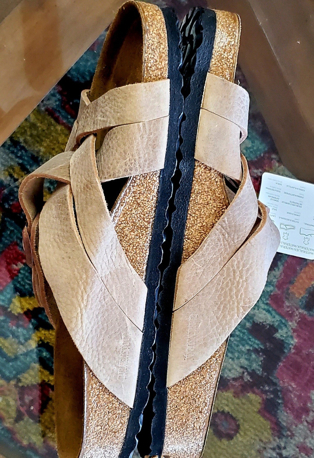 BIRKENSTOCK Lugano Oiled Leather in Camberra Old Tobacco Regular Width Size 45