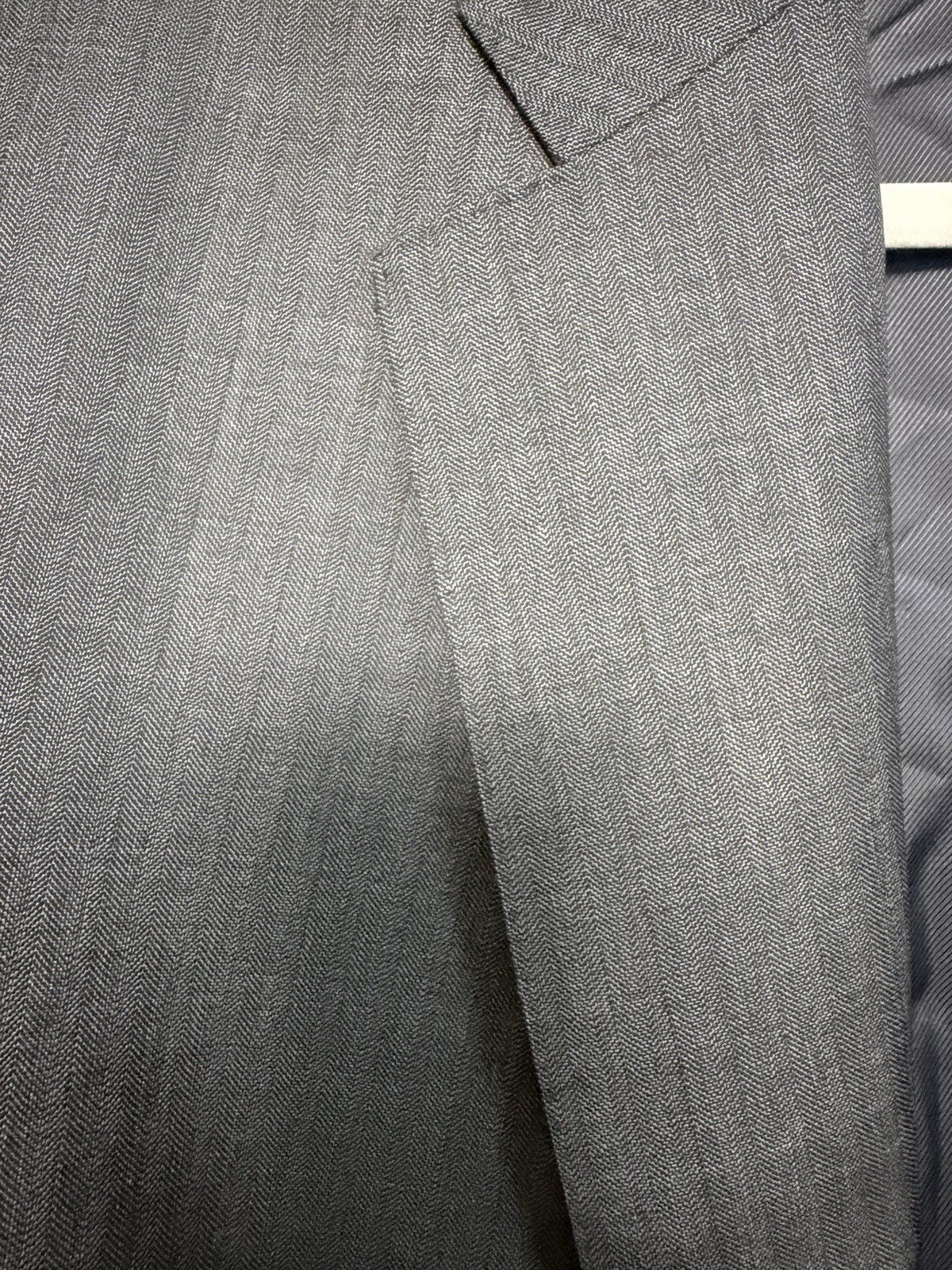 Vintage Brooks Brothers Loro Piana grey wool blazer made in Italy size 44L!