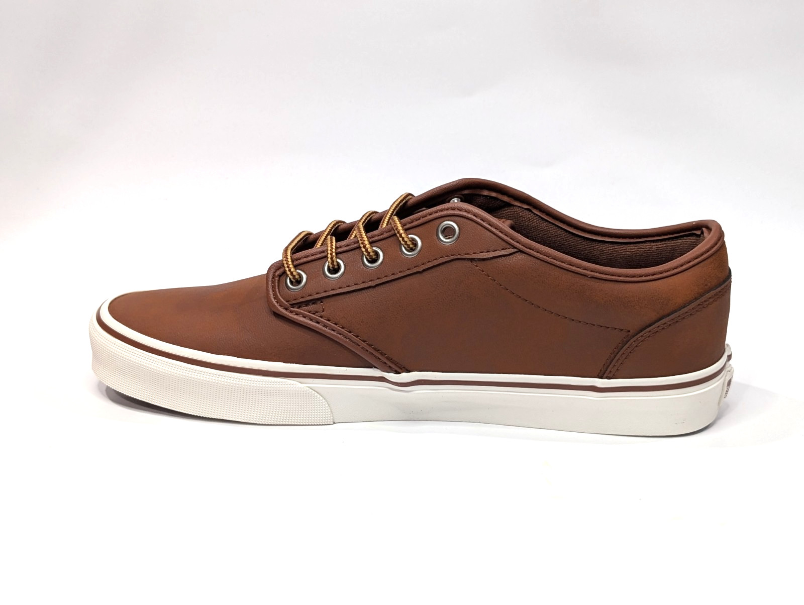 Vans Atwood Brown/Mashmallow Leather Men’s Sneakers – Assorted Sizes NWB