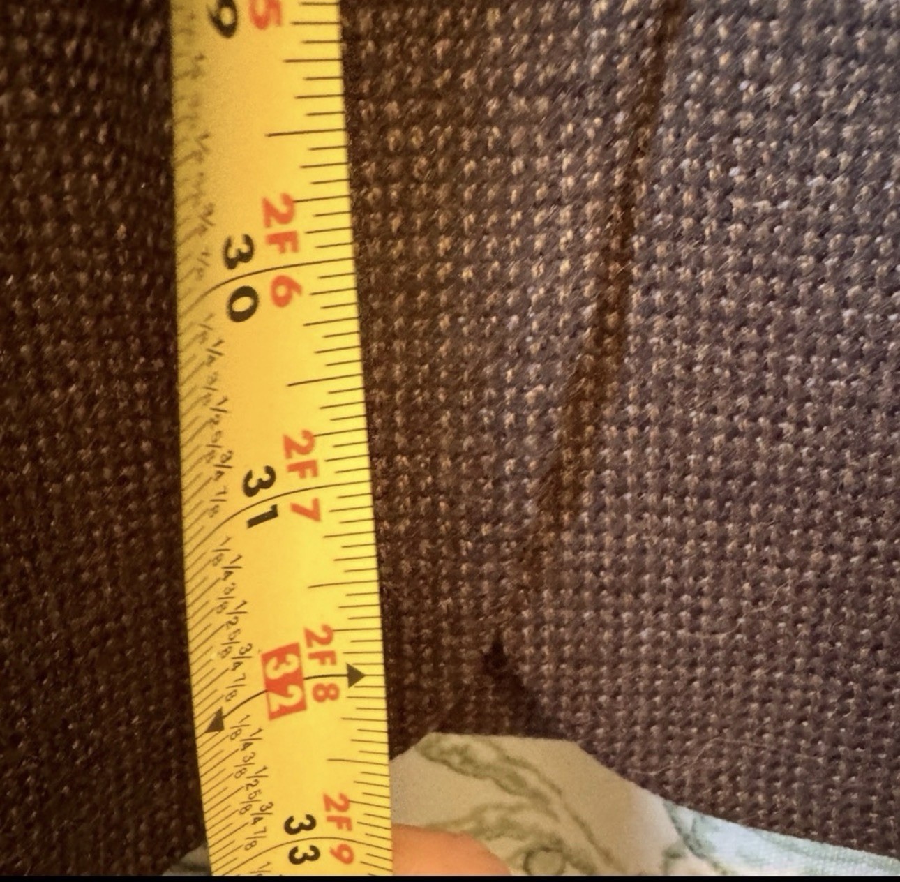 Hart Schaffner Marx Men’s 44R Brown Houndstooth Wool Blend Sport Coat 2Btn