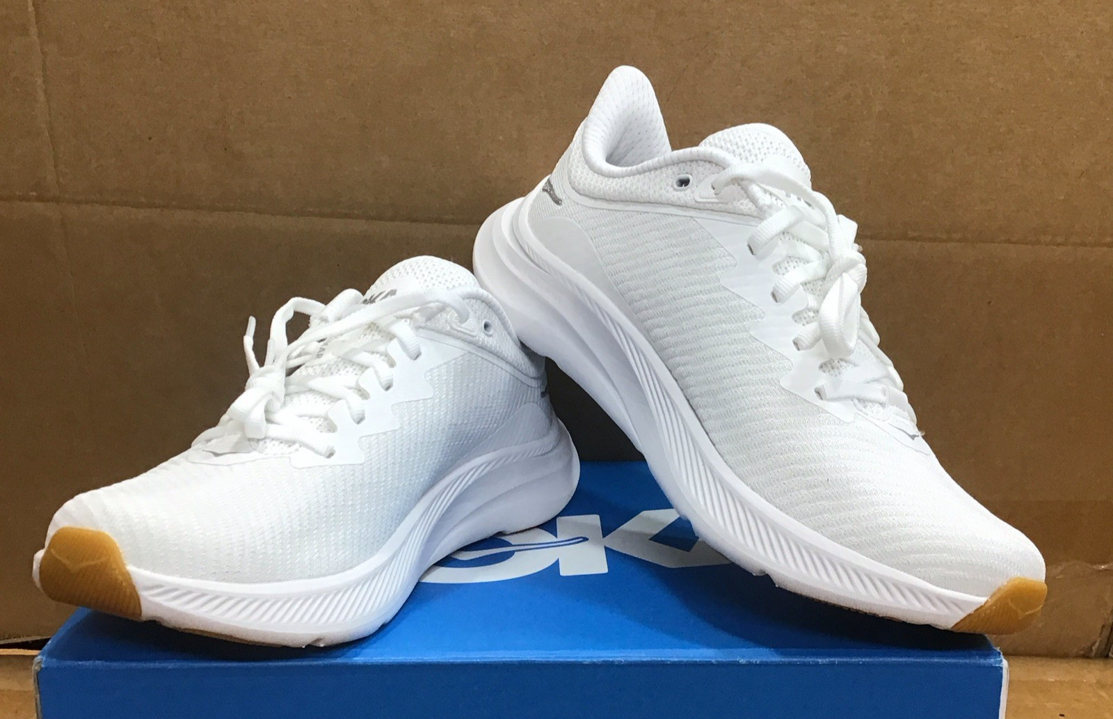 Hoka One One Solimar White Running Shoes Womens 1123075 WWH