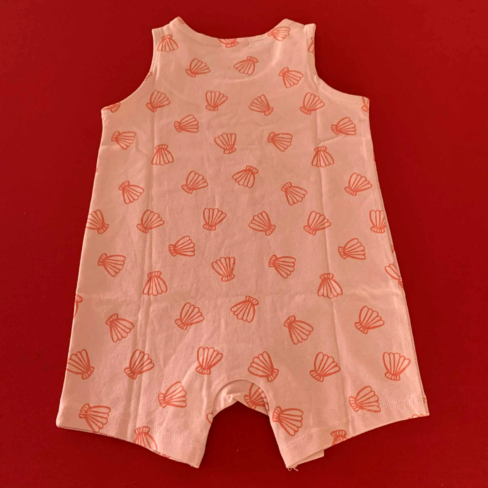 Hanna Andersson Pink Cotton Shortie Romper. Size 12–18 Months, 75 cm