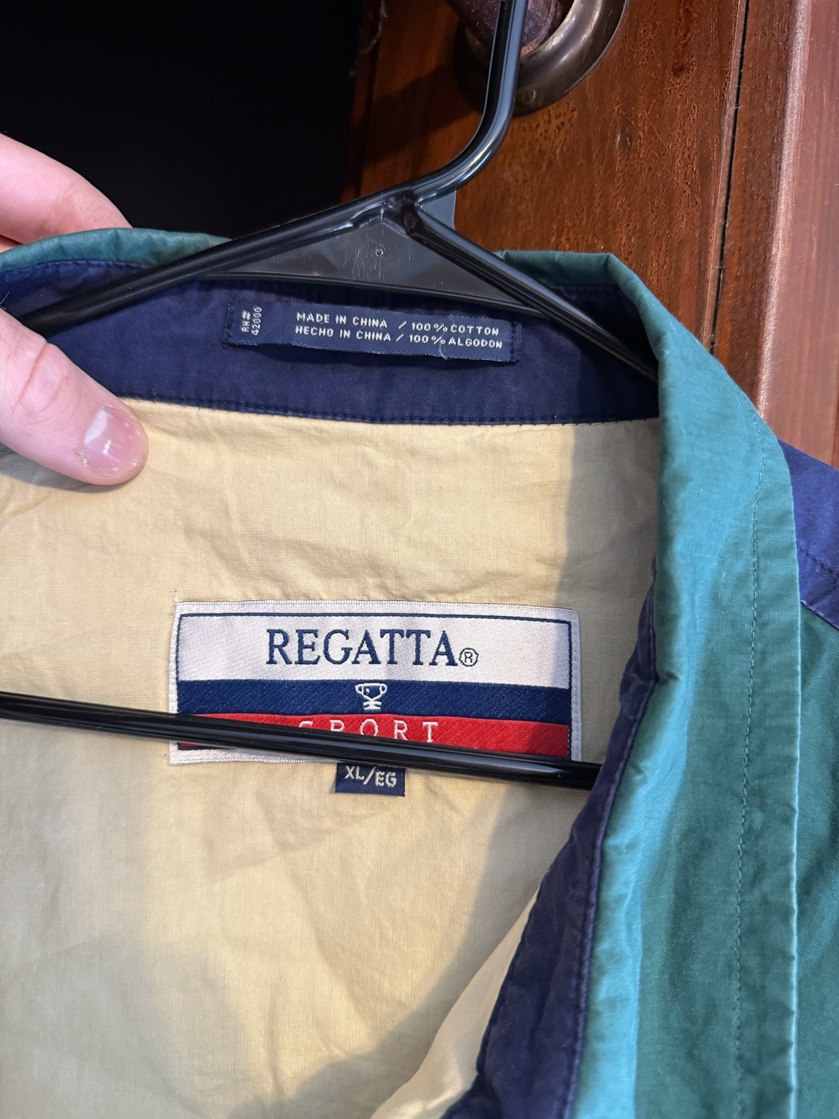 Regatta Sport Windbreaker Mens Vintage Color Block Mens XL VINTAGE