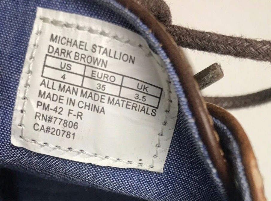 Tommy Hilfiger Michael Stallion Saddle Oxford Boy’s Shoes size 4 dark brown