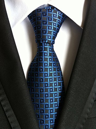 Lot 6 PCS Classic Men’s Silk Tie Necktie Woven JACQUARD Neck Ties Top