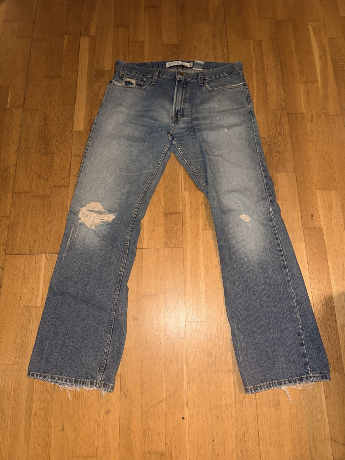 Vintage 2005 Levi’s 527 Mens Blue Denim Low Boot Cut 34×32