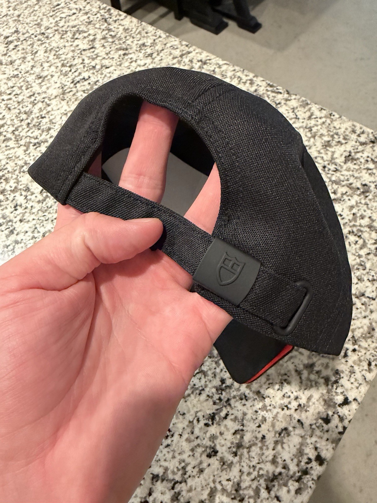 Tudor Watch Authentic Stealth Black Hat Cap w/ Black Shield “Born to Dare”