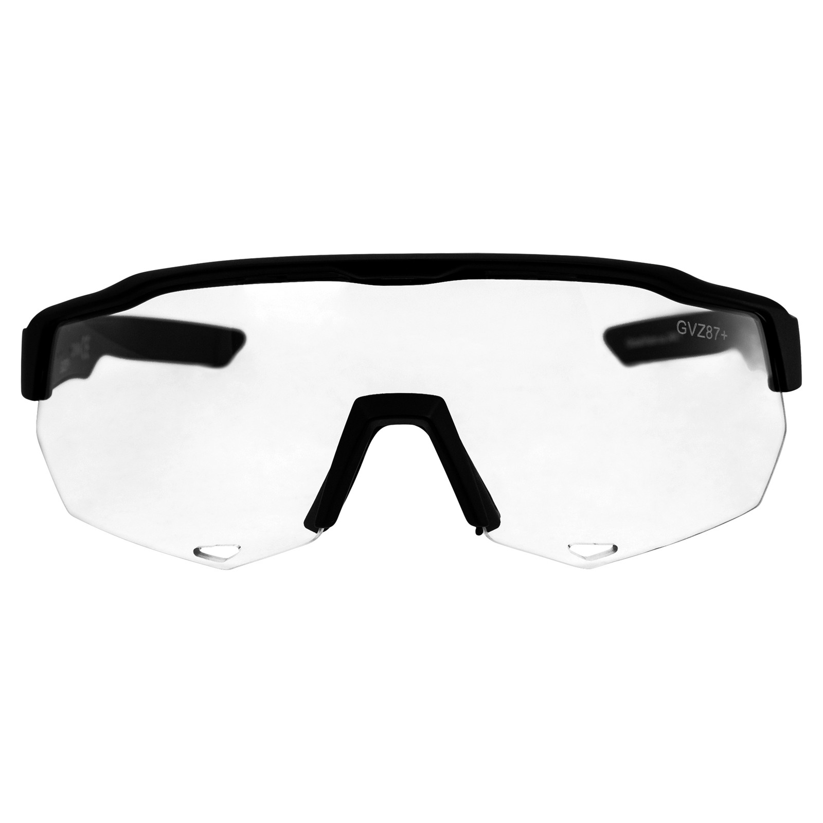Global Vision Jam 1 Black Cycling Glasses w/ Clear Lenses, Wireless Bluetooth