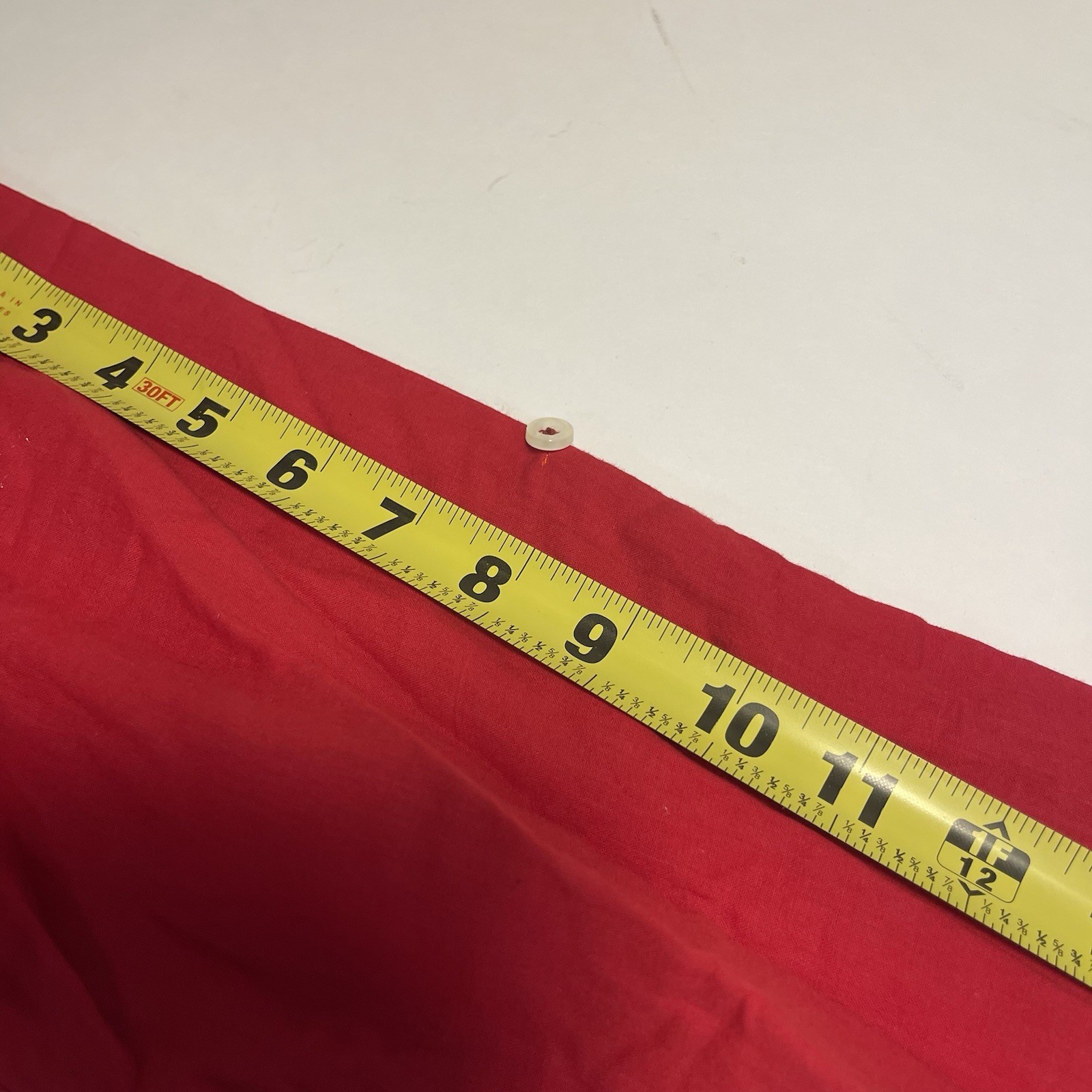 FredPerry Button Up Roll Tab Sleeve Red Xl Coastal Preppy LOGO