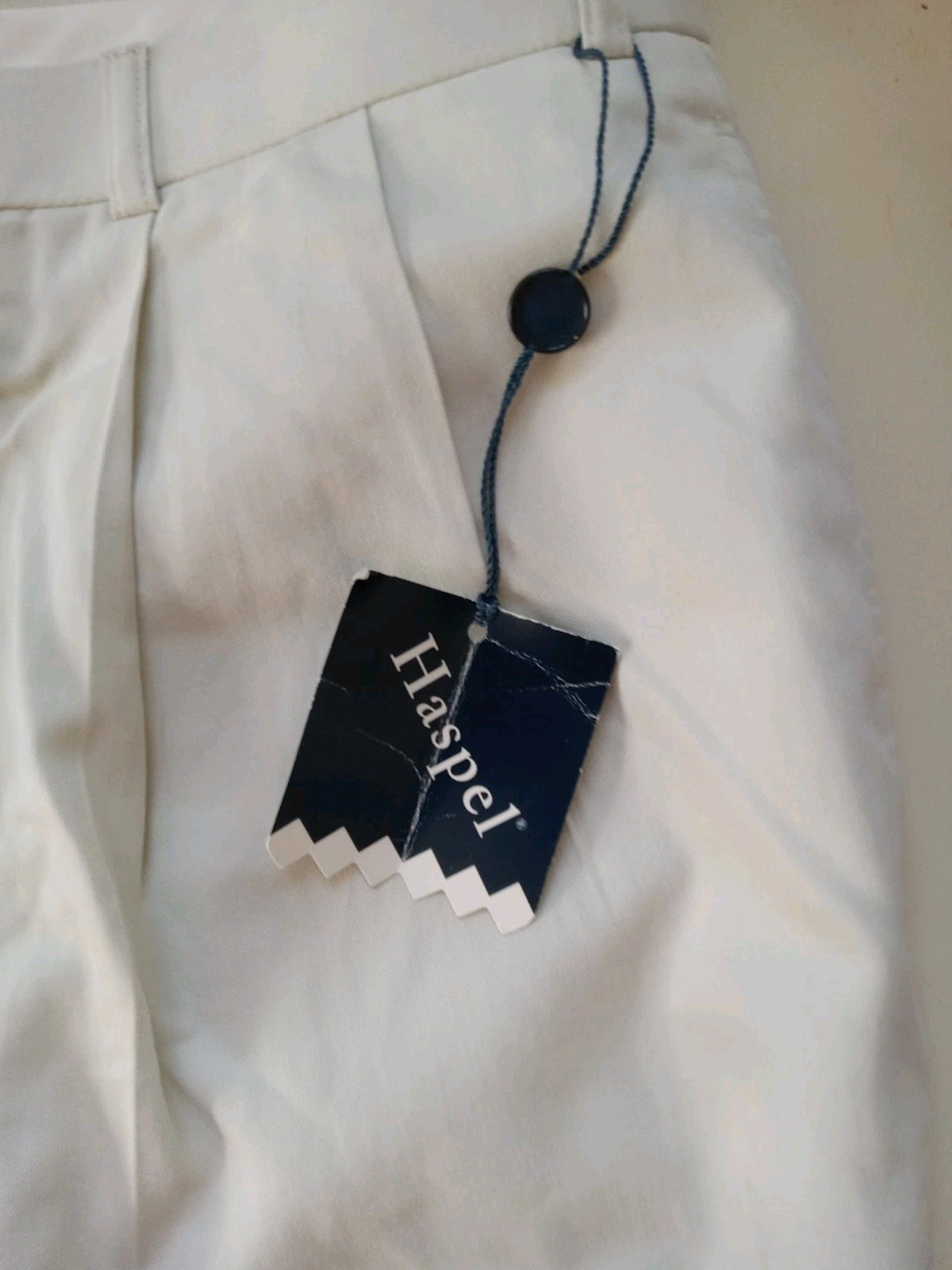 Haspel Pants Beige 38×38 Raw Hem NEW