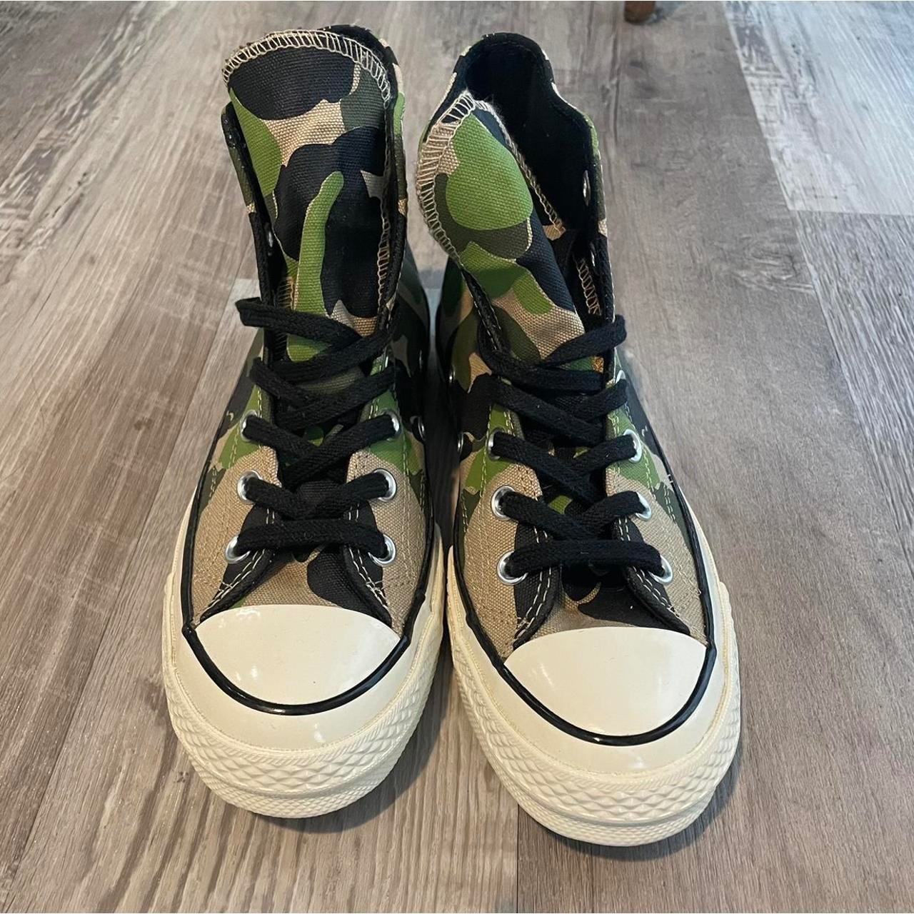 M4/W6 Converse Chuck 70 Archive Duck Camo Hi Top Sneakers