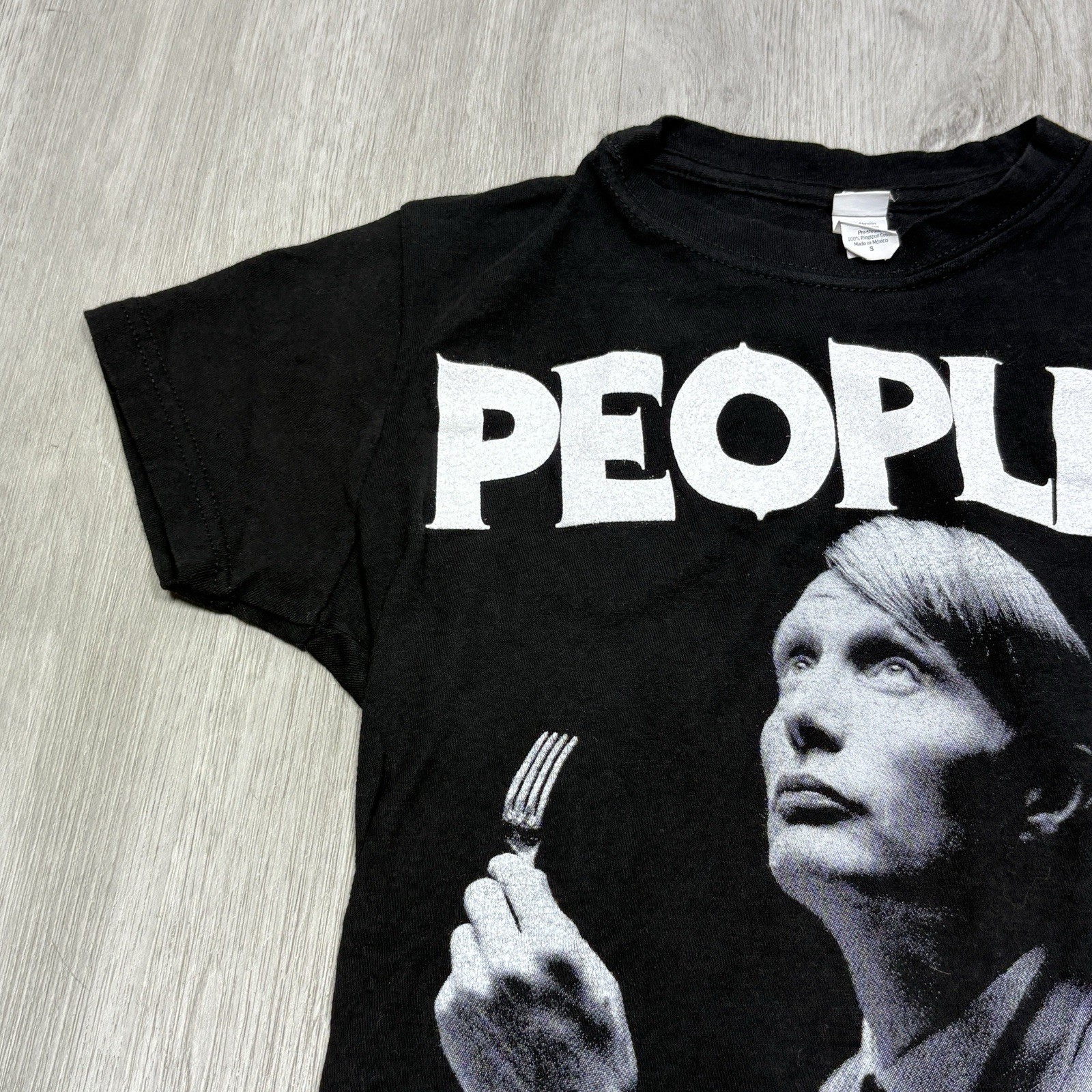 Small Hannibal Lecter Graphic T-Shirt People It’s What’s For Dinner Horror Movie