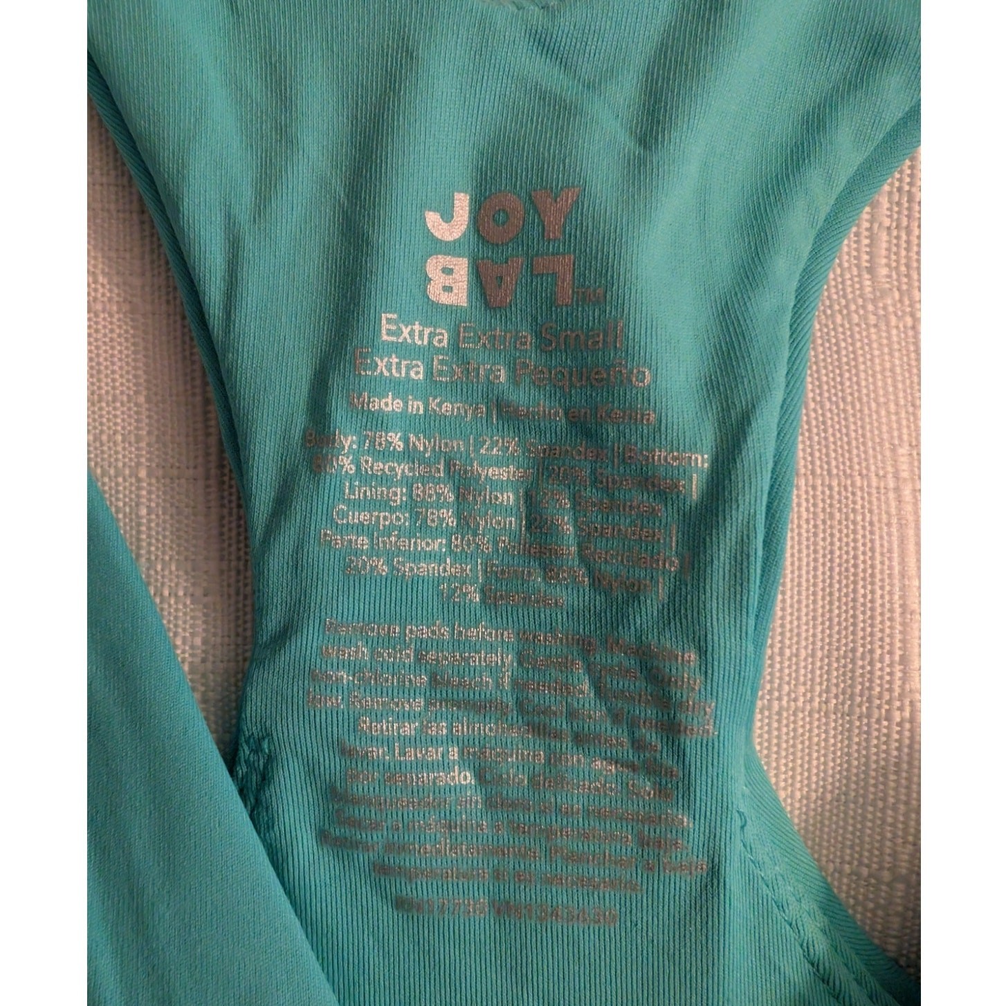 JoyLab Longline Aqua Bra XXS