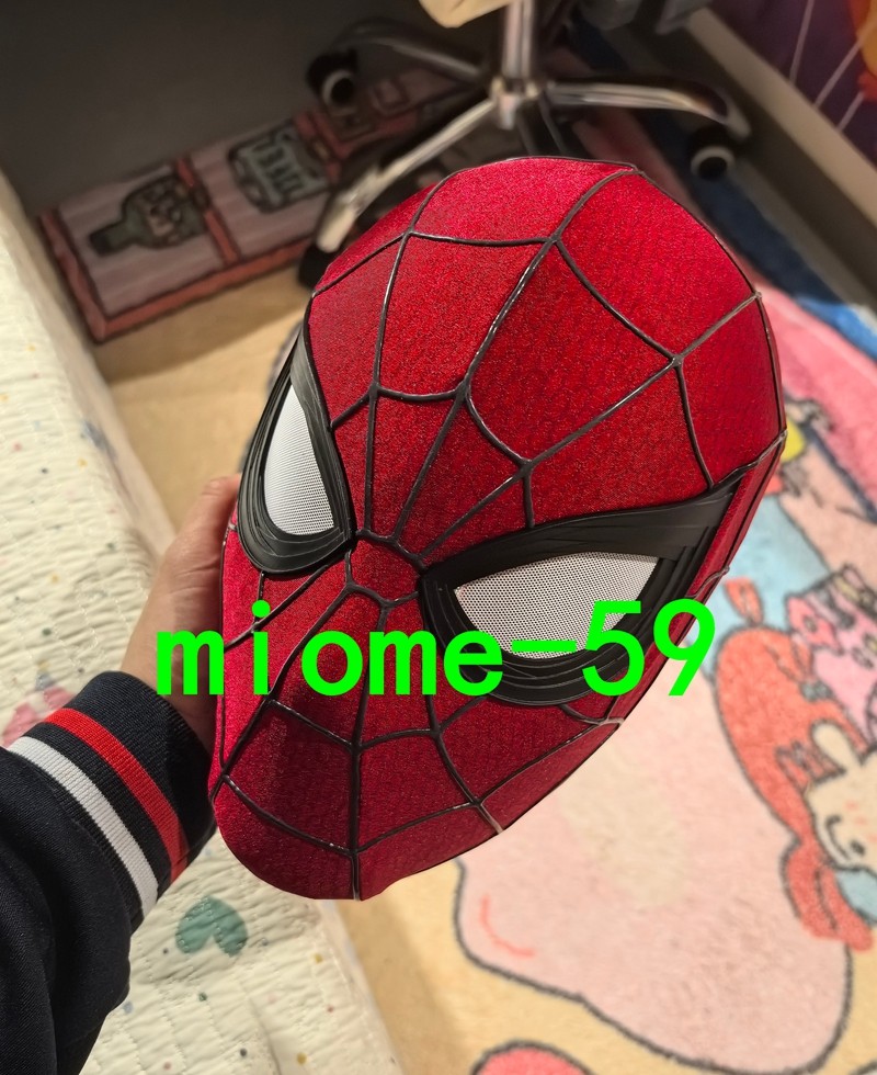 Spider-Man 4 Brand New Day Mask w/ Straps Headgear Faceshell Eyes Cosplay Props
