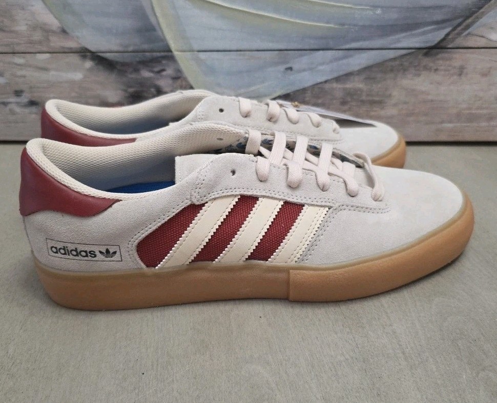 Adidas Men’s Matchbreak Super Sneakers SZ 10 Wonder White Preloved Ruby JH5715