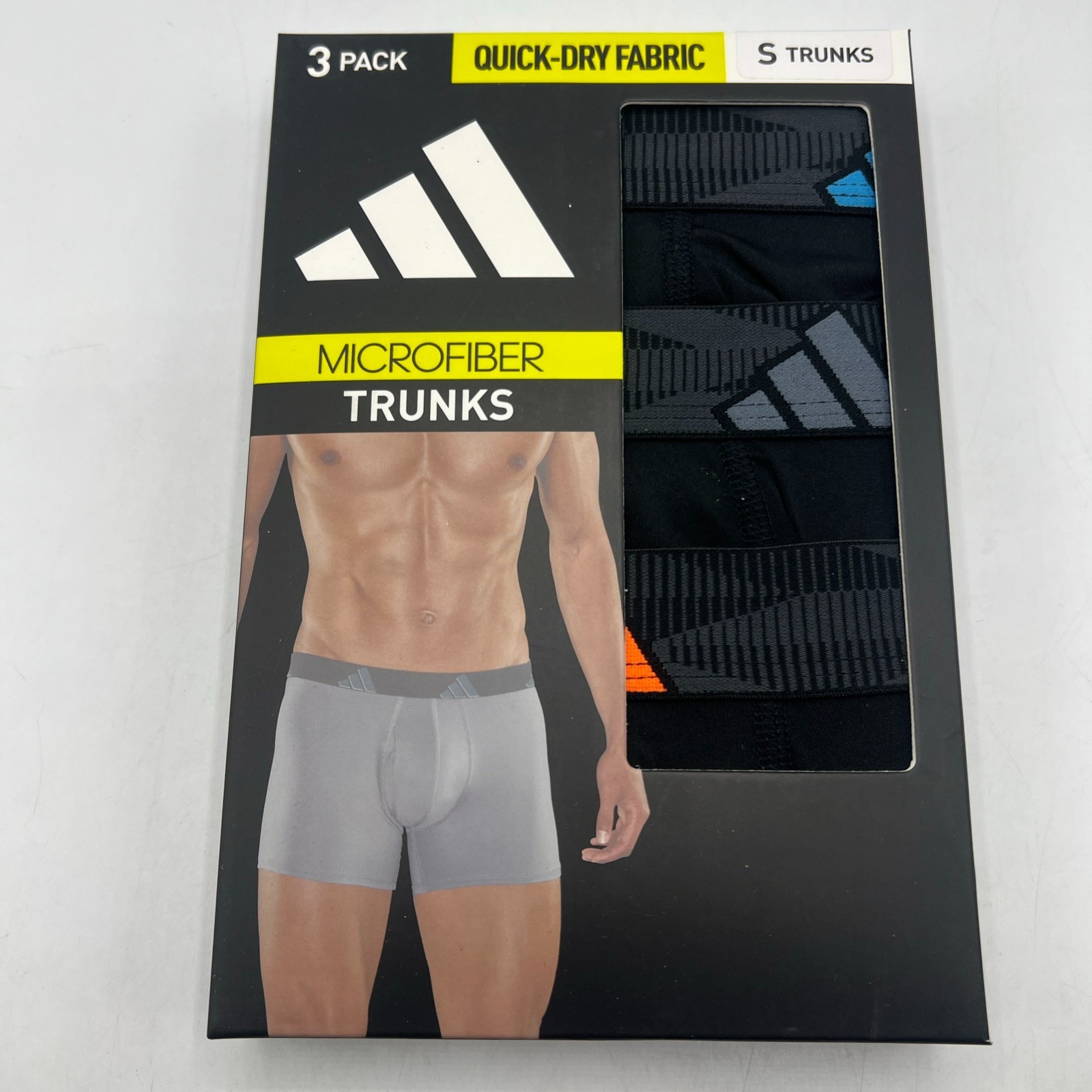 Adidas Men’s Boxers – Choose from Various Sizes Colors Black, Blue, Multicolor