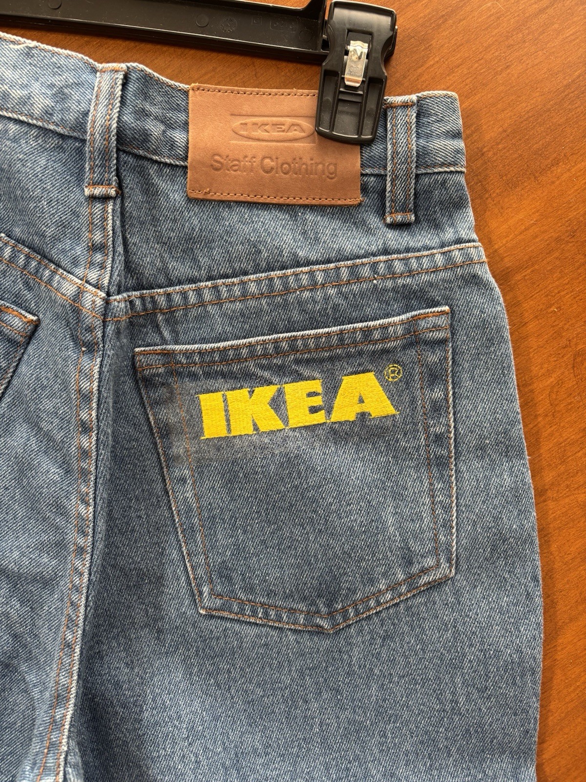 Vintage IKEA Employee Blue Denim Jeans Women’s Retail Equipment New With Tags