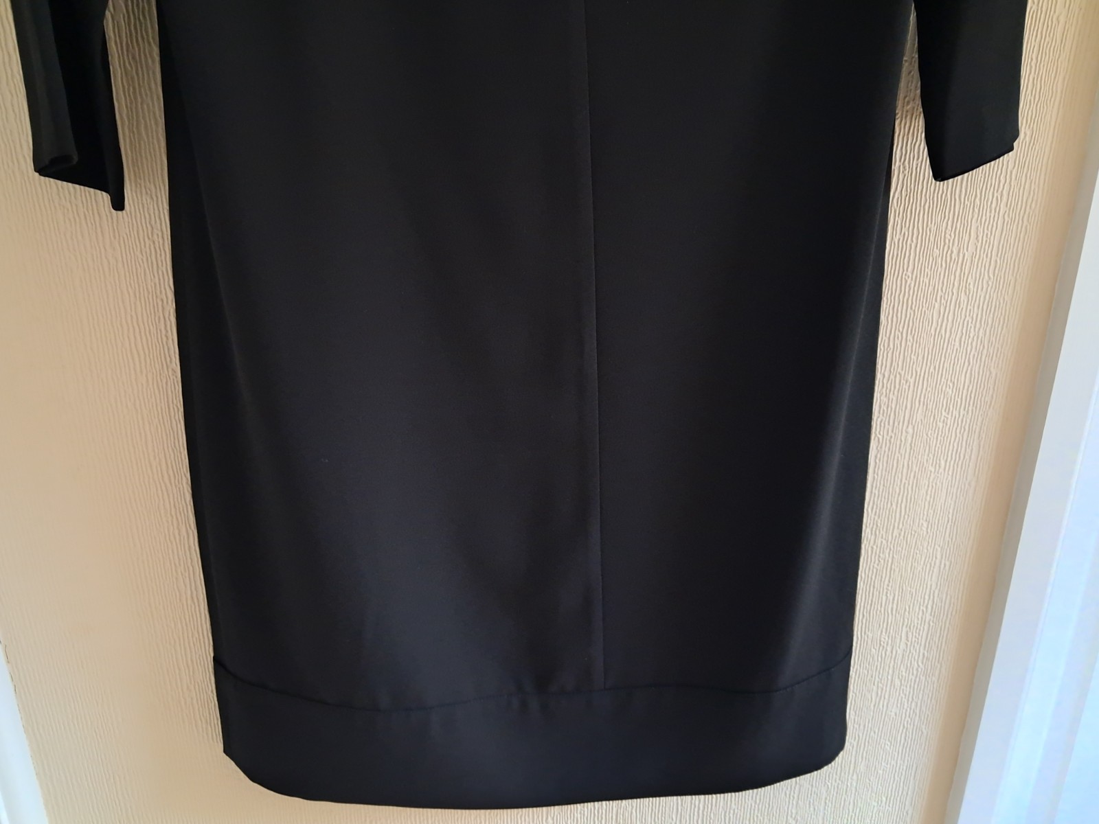 Kaliko black navy ivory pink floral panel tunic dress. UK 12. New