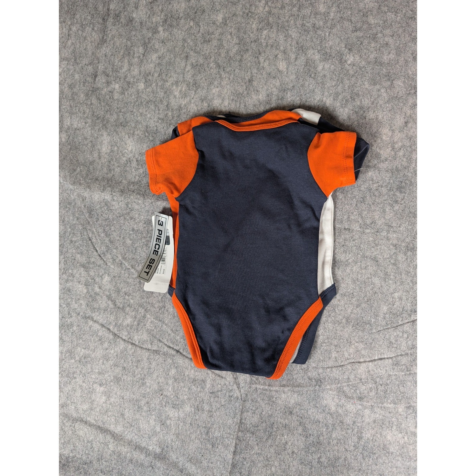 Chicago Bears Baby 3 Piece Bodysuit Set Infant Football Fan Outfit 3-6M