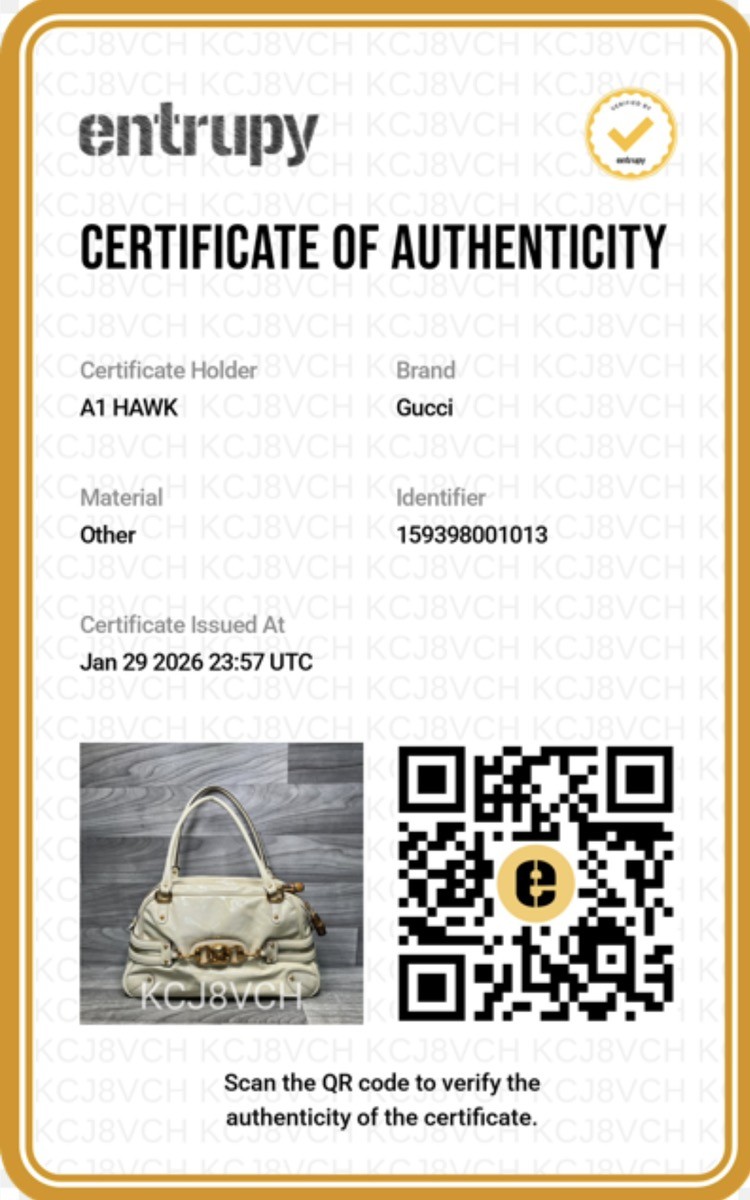 Gucci White Patent Leather Horsebit Shoulder Bag – Authentic (I-12543)