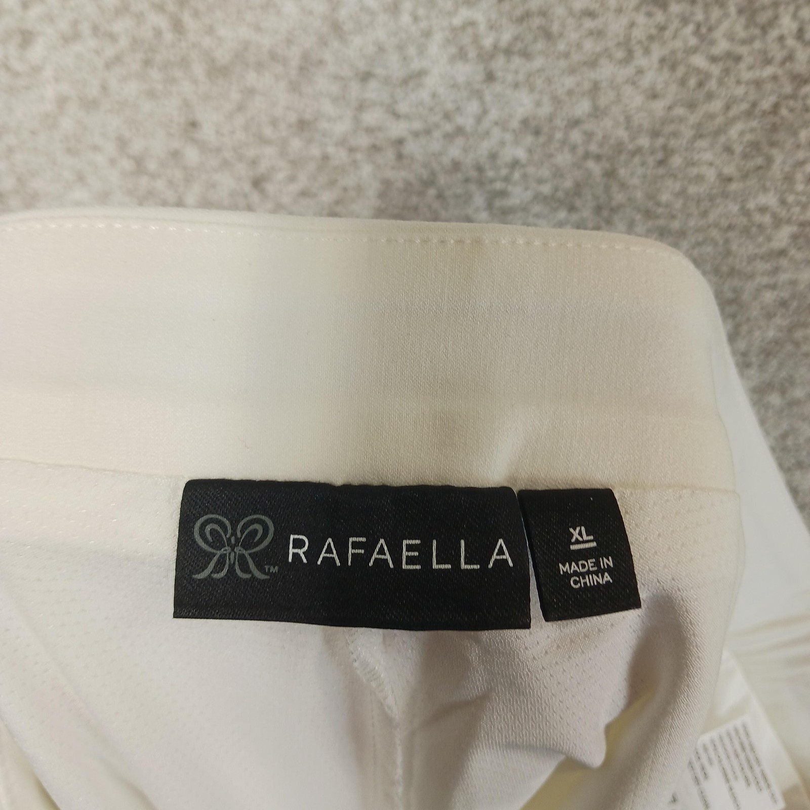 Rafaella Skort Womens XL White Golf Pull On Lined Stretch Pockets Athletic