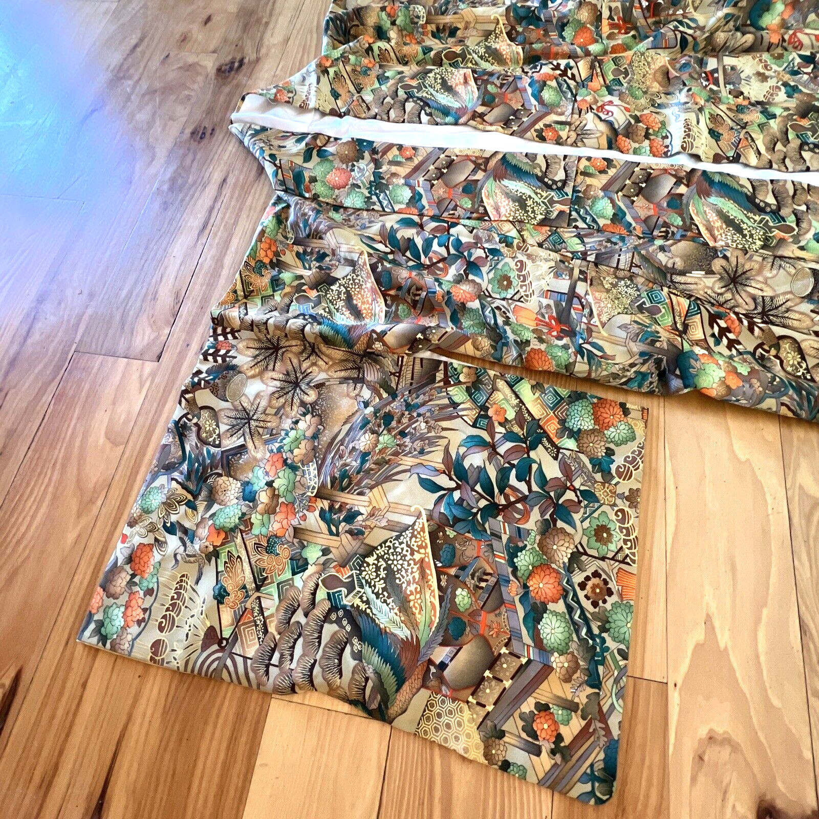 VTG ASIAN KIMONO OneofaKind Handmade Boho Free Hippie People VACAY Yoga FESTIVAL
