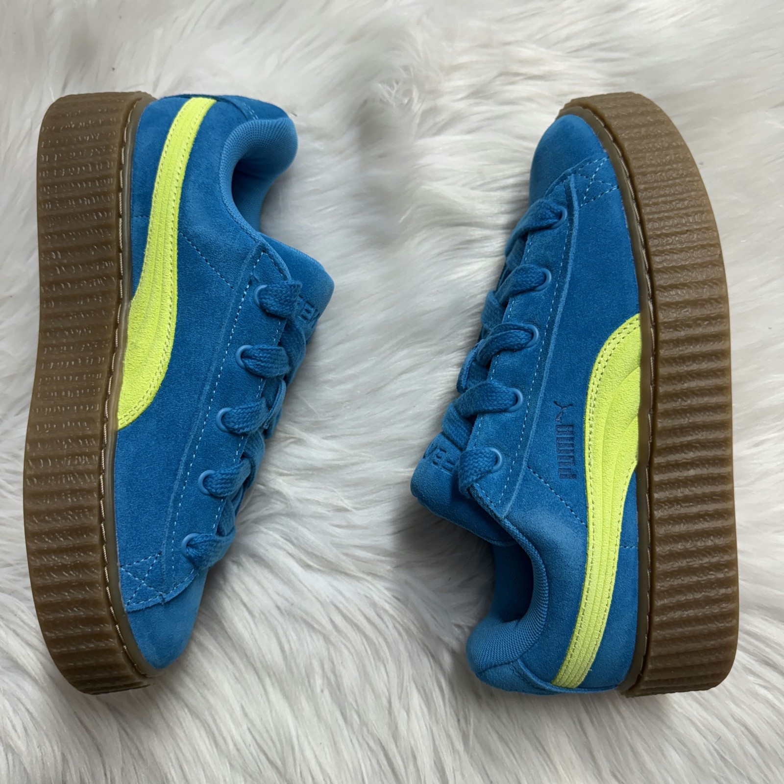 Puma Creeper Phatty Rihanna Fenty Speed Blue Womens 399332-02 NEW Multi Sz
